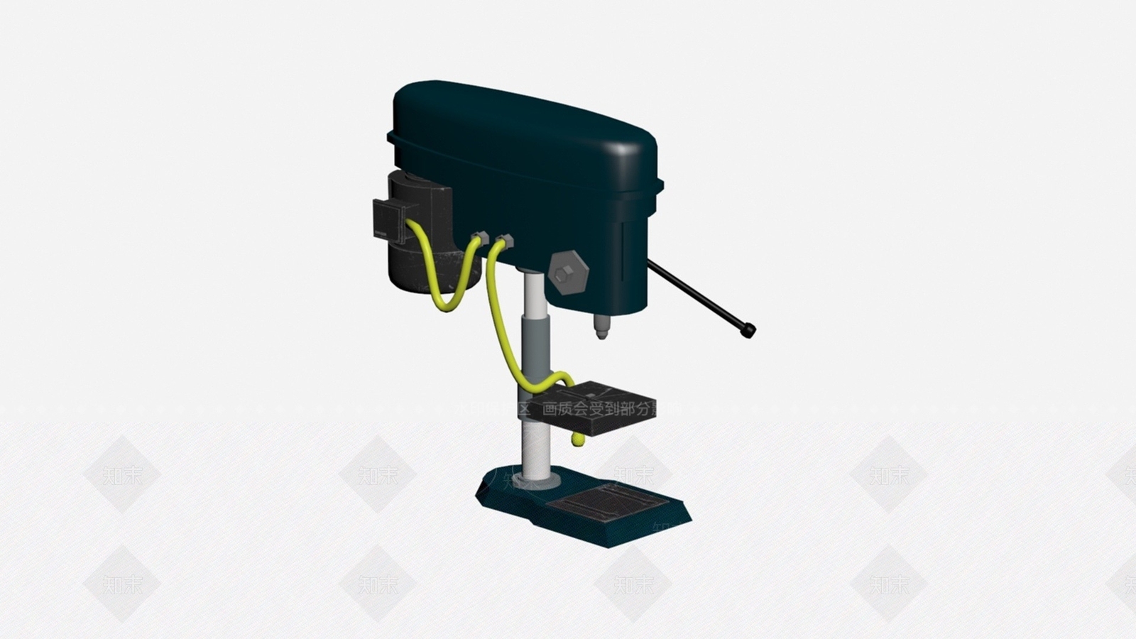 现代钻机3D模型下载【ID:1194654184】