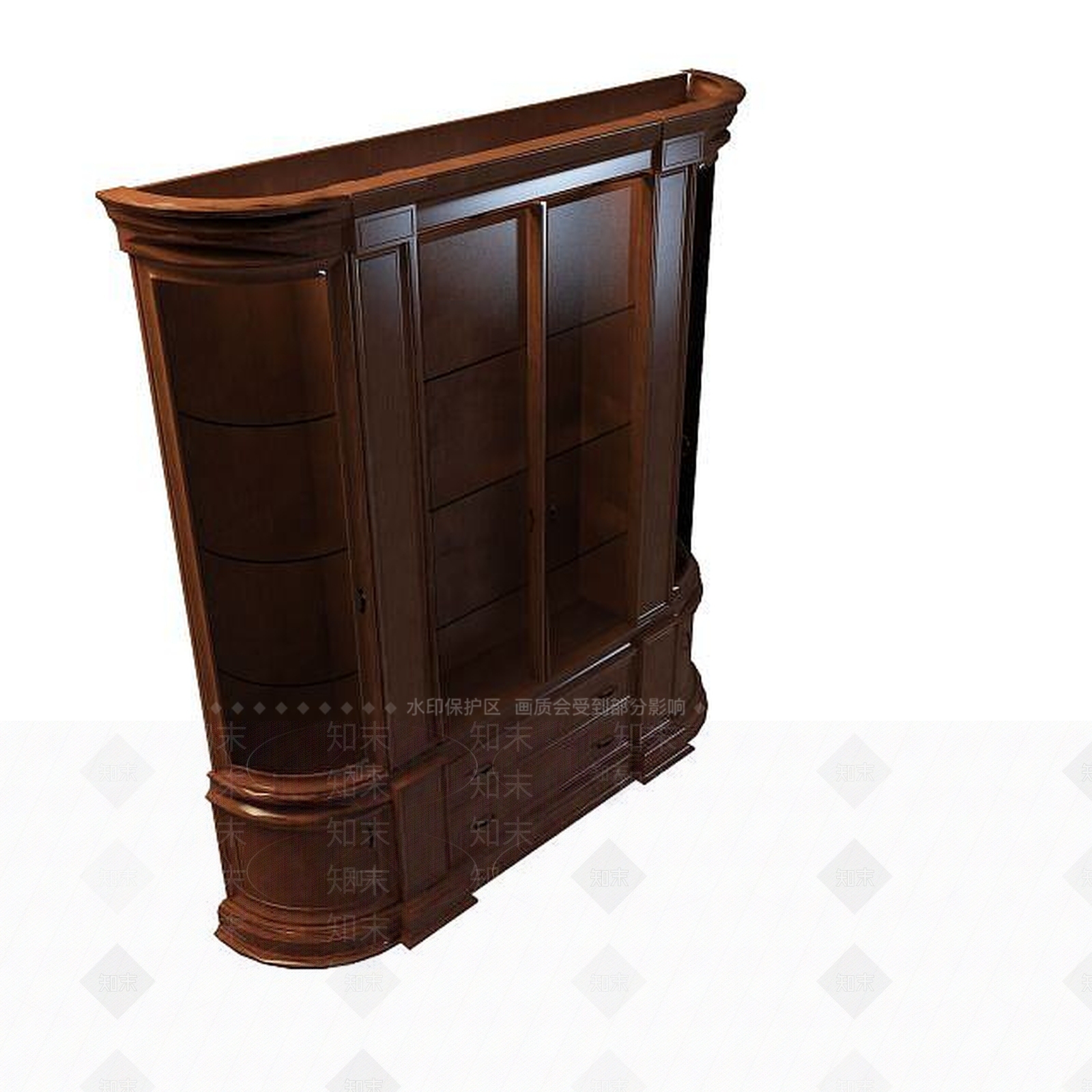 欧式古典欧式酒柜3D模型下载【ID:1194656080】