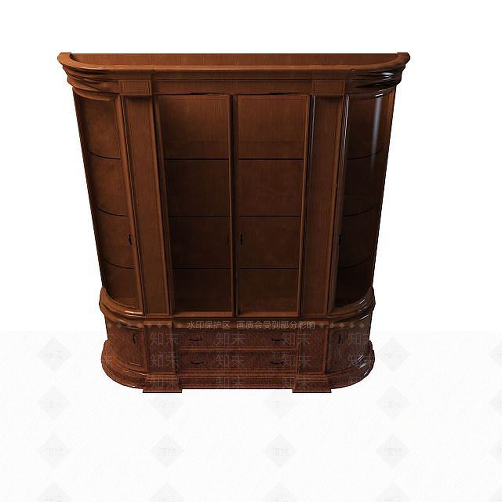 欧式古典欧式酒柜3D模型下载【ID:1194656080】