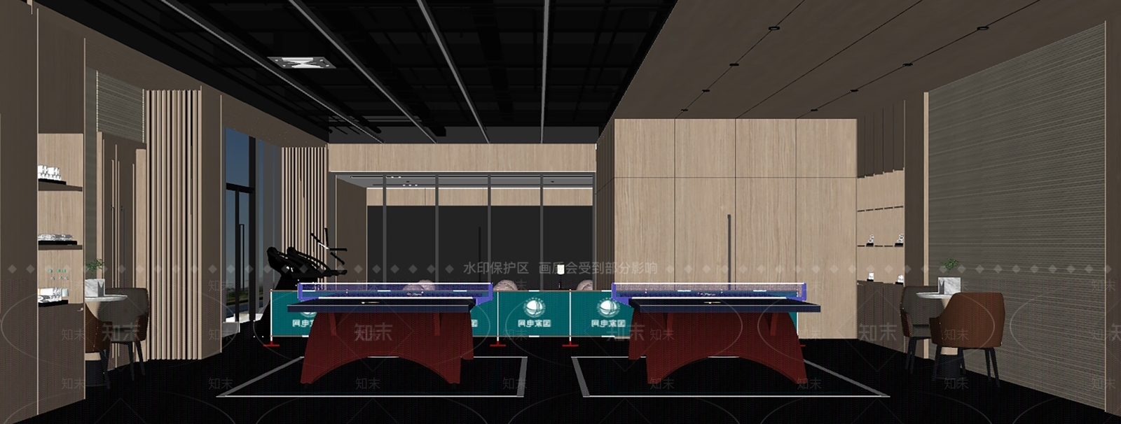 现代其他休闲娱乐空间SU模型下载【ID:1194657045】