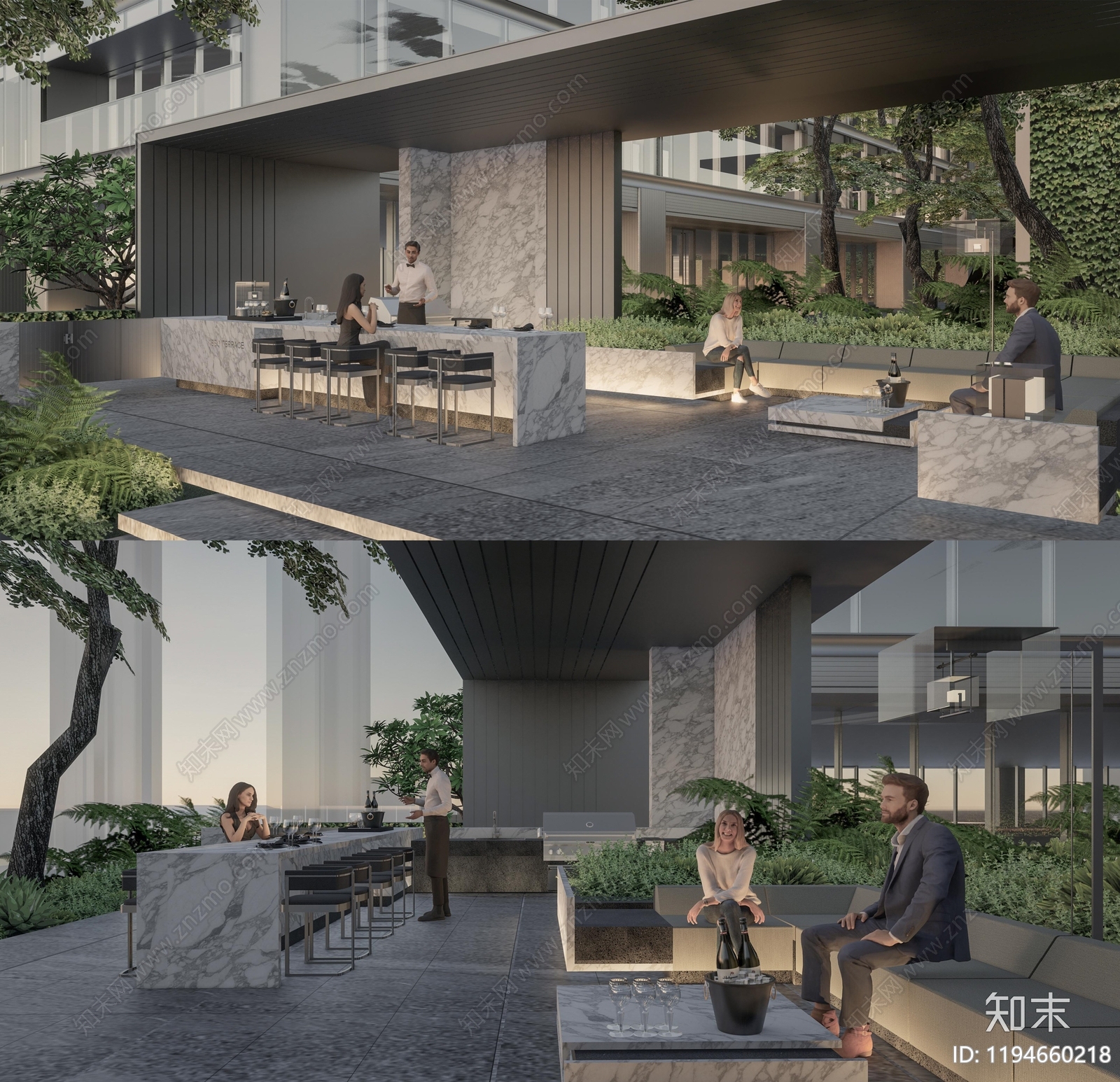 现代轻奢其他居住区景观下载【ID:1194660218】