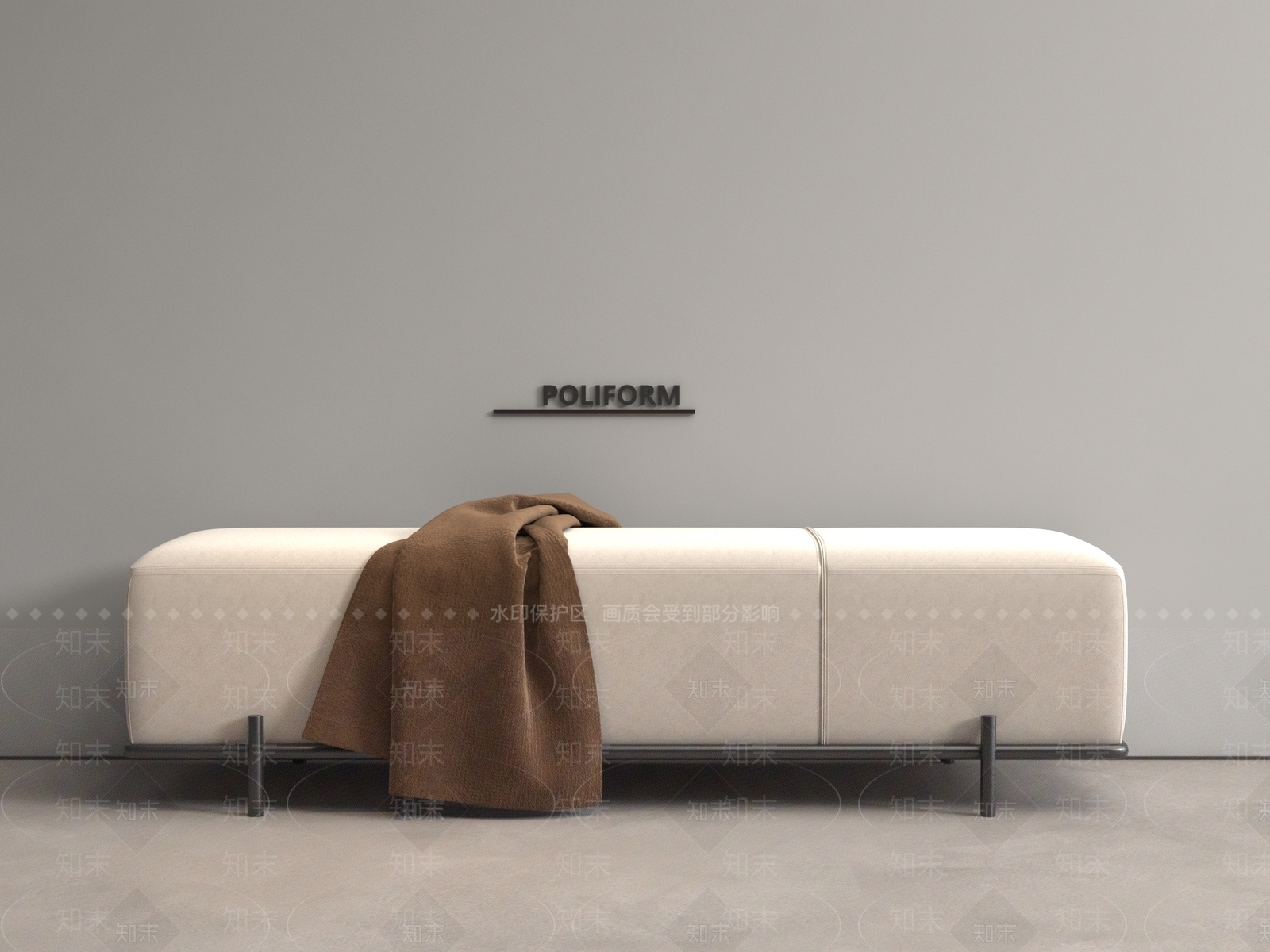 床尾凳SU模型下载【ID:1194660637】