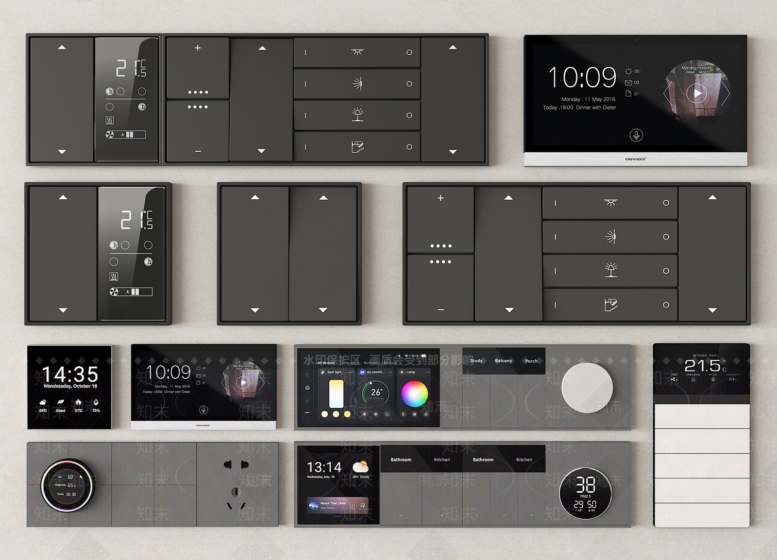 开关插座SU模型下载【ID:1194662673】