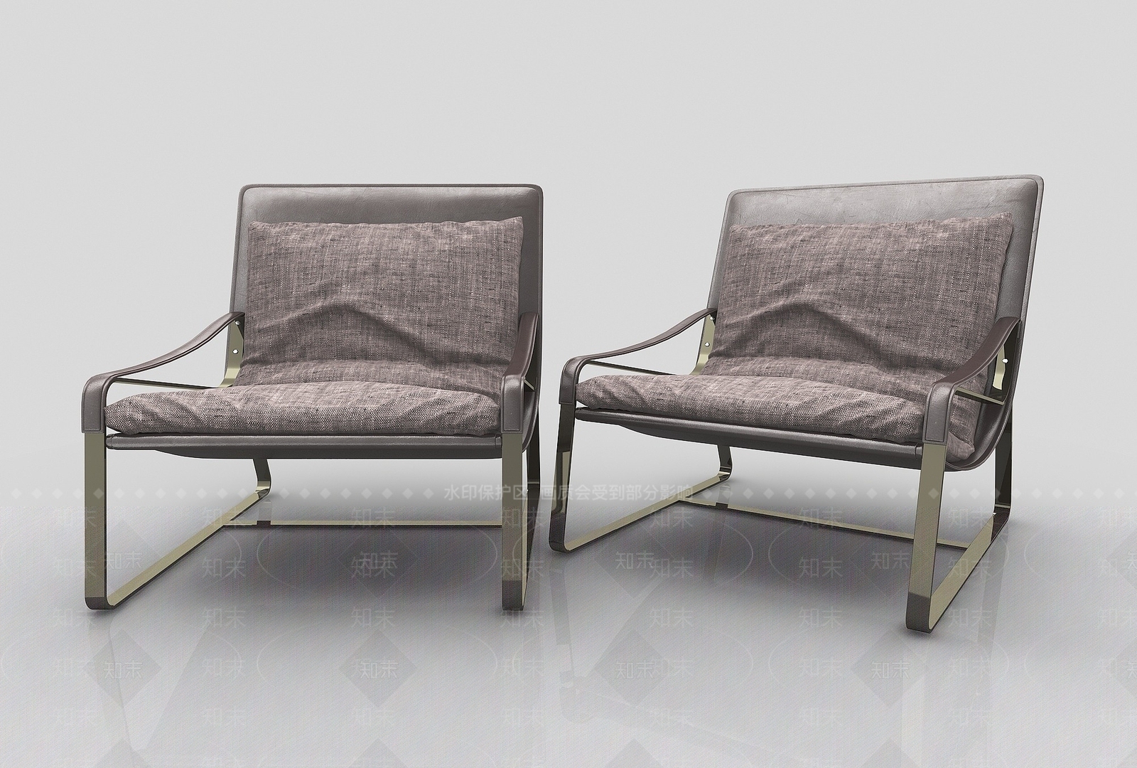 现代风格椅子3D模型下载【ID:1194662807】