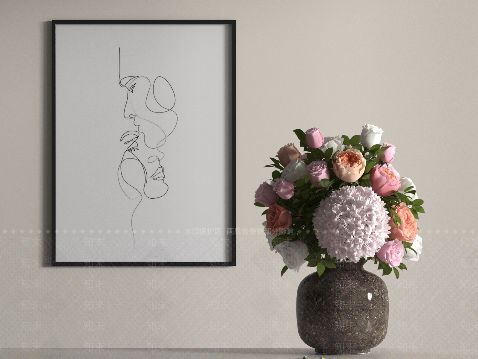 花艺SU模型下载【ID:1194666627】