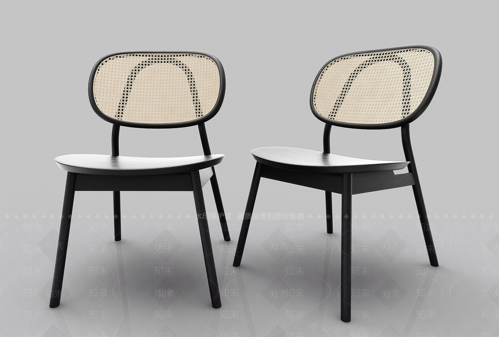 现代风格椅子3D模型下载【ID:1194667898】