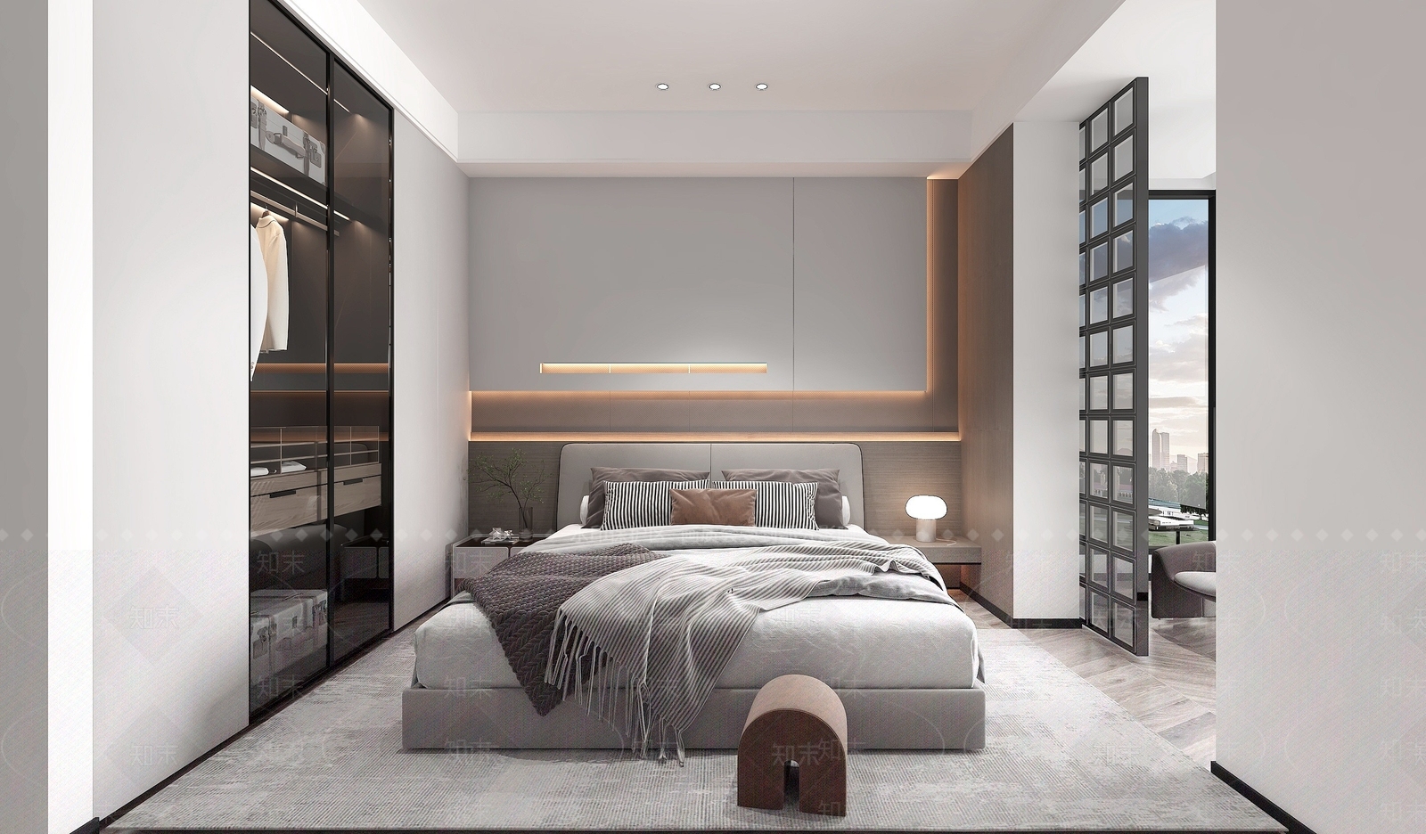 现代儿童房客房3D模型下载【ID:1194668446】