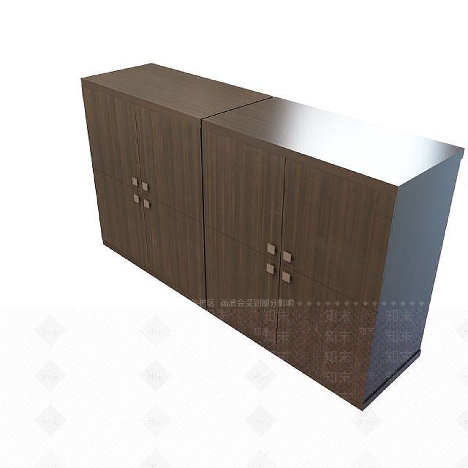 现代实木商务柜3D模型下载【ID:1194668974】
