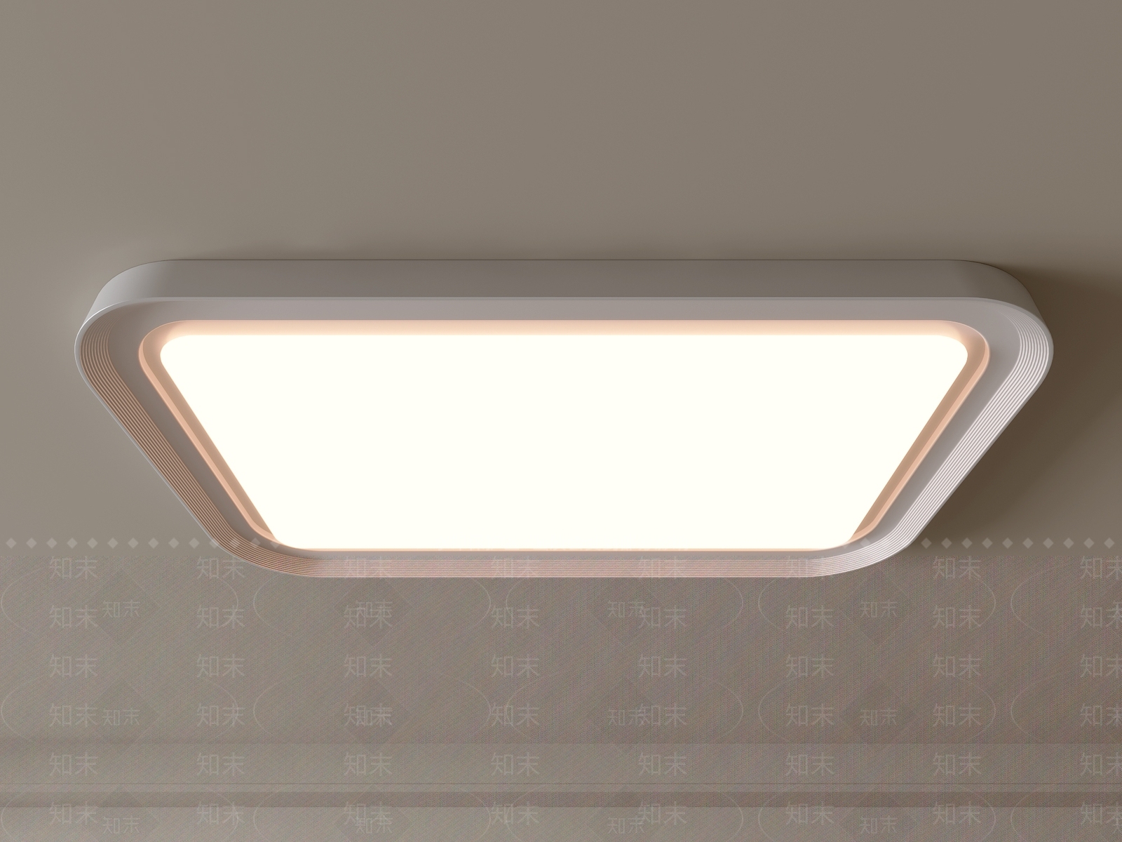 现代吸顶灯3D模型下载【ID:1194669596】