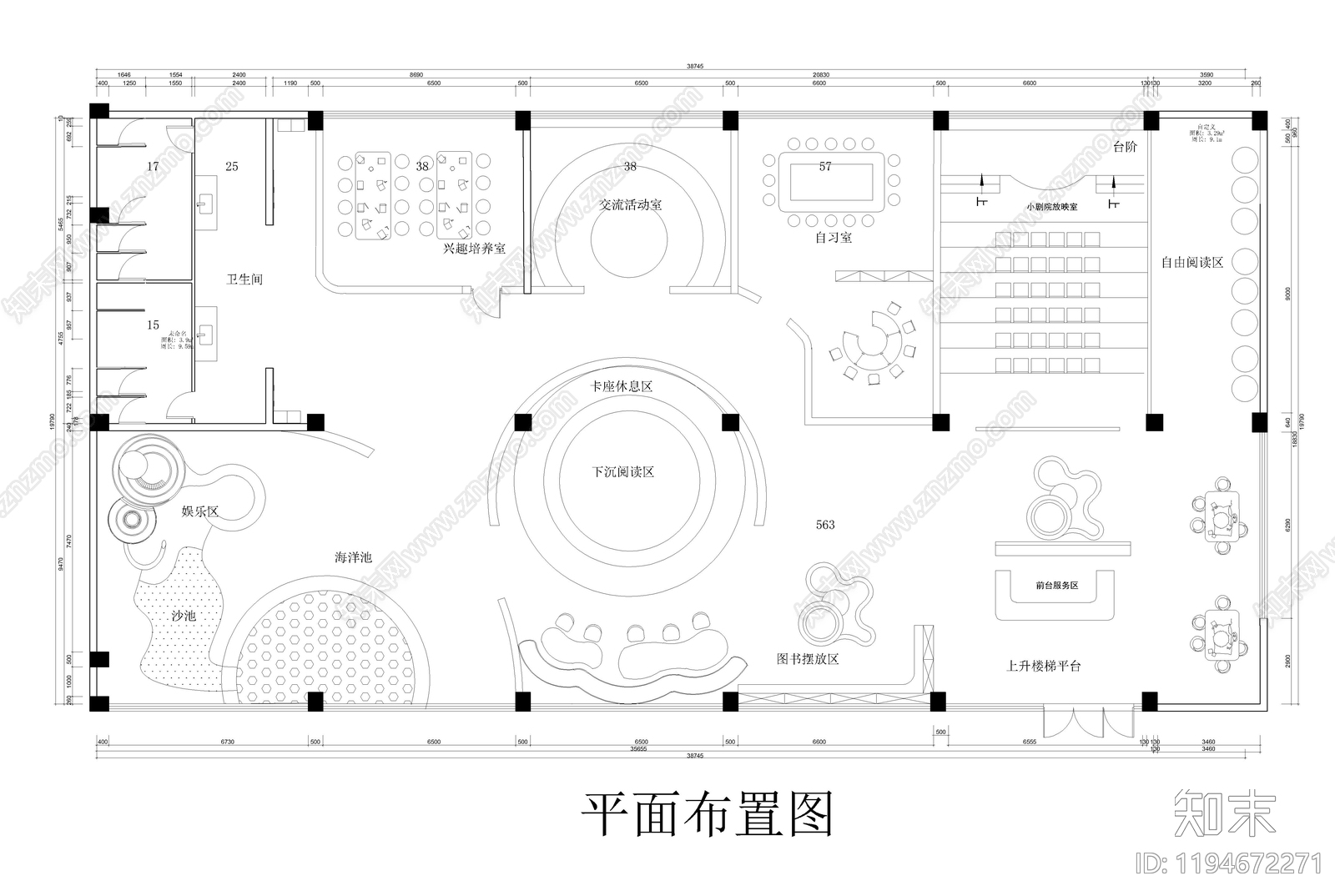 现代培训中心施工图下载【ID:1194672271】