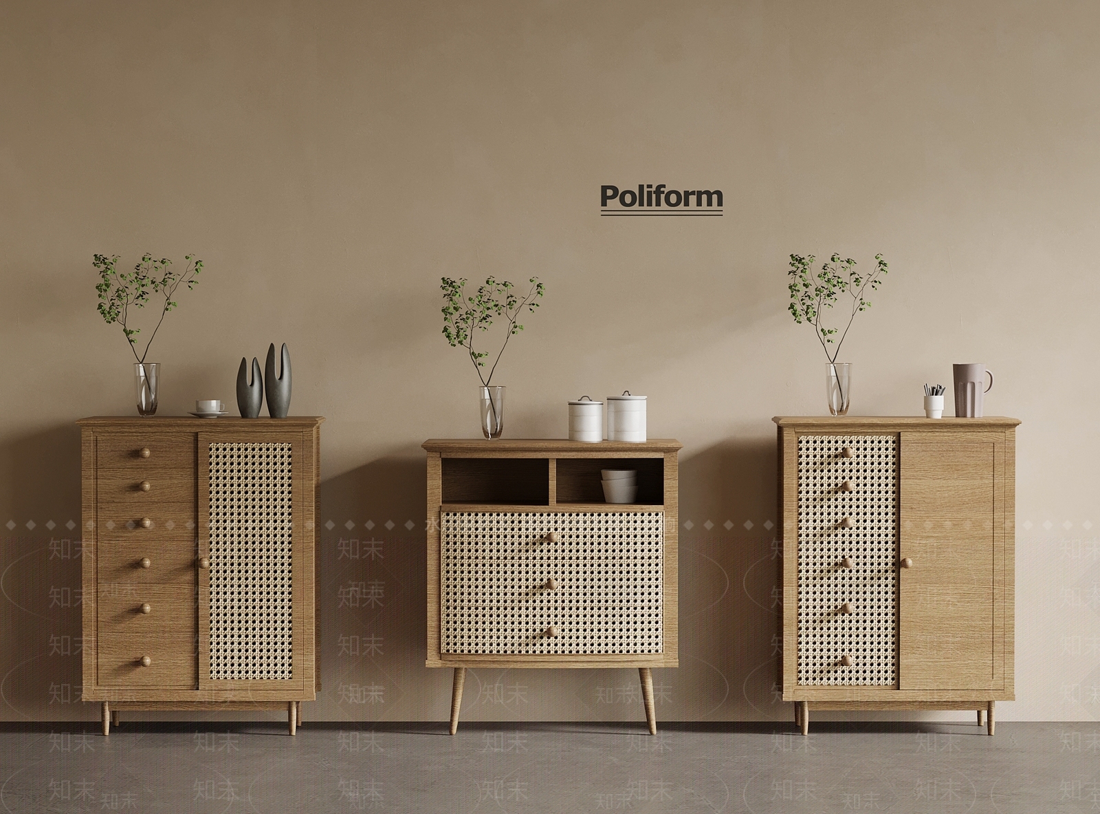 现代北欧其他柜子3D模型下载【ID:1194679841】