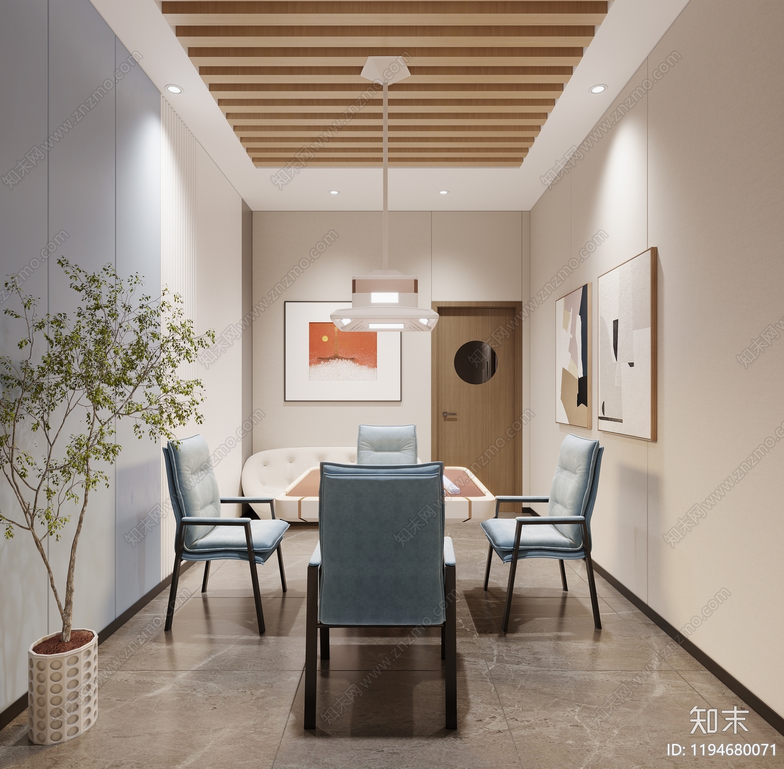 新中式棋牌室cad施工图下载【ID:1194680071】