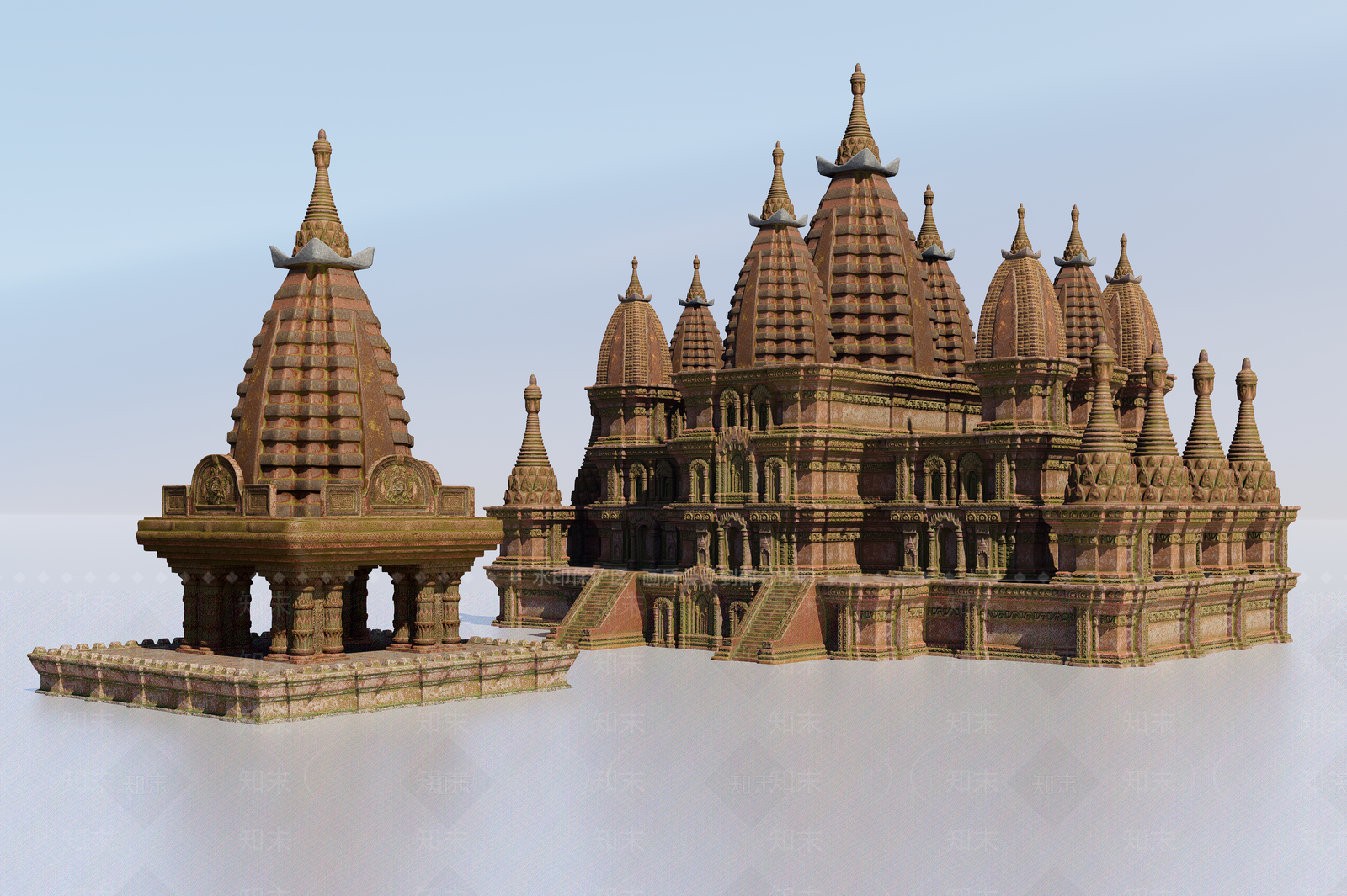 欧式古建3D模型下载【ID:1194683041】