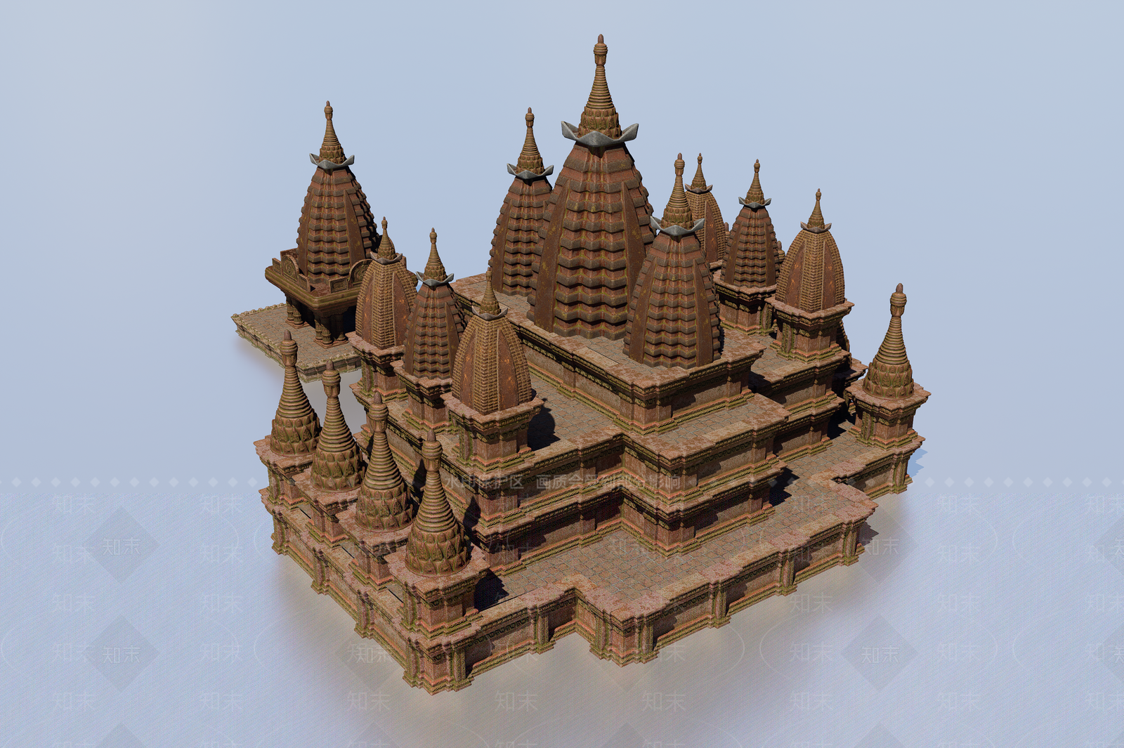欧式古建3D模型下载【ID:1194683041】