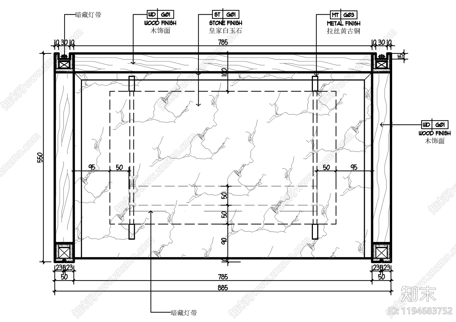 柜体节点cad施工图下载【ID:1194683752】