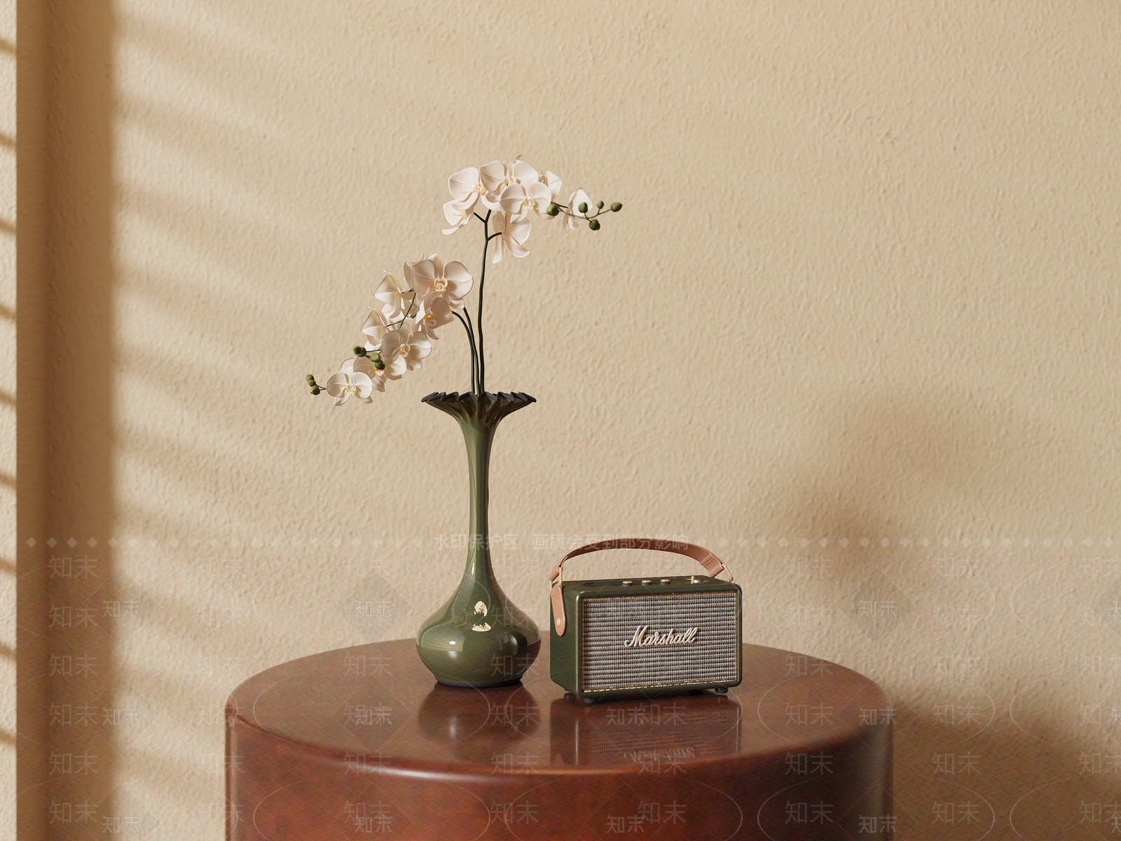 复古中古摆件组合3D模型下载【ID:1194686345】