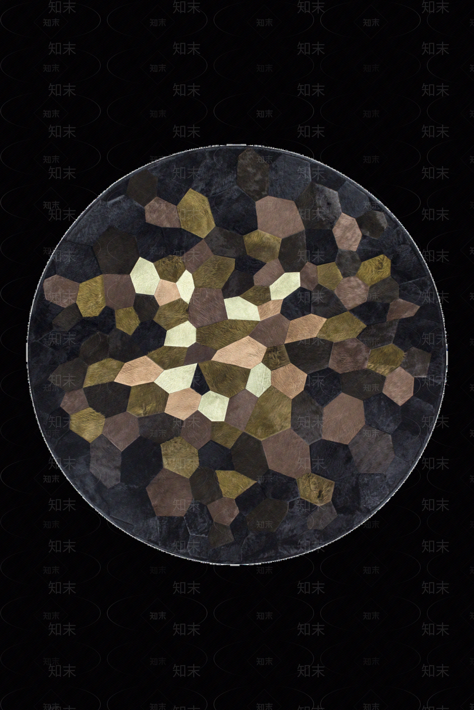 新中式中式圆形地毯贴图下载【ID:1194692484】