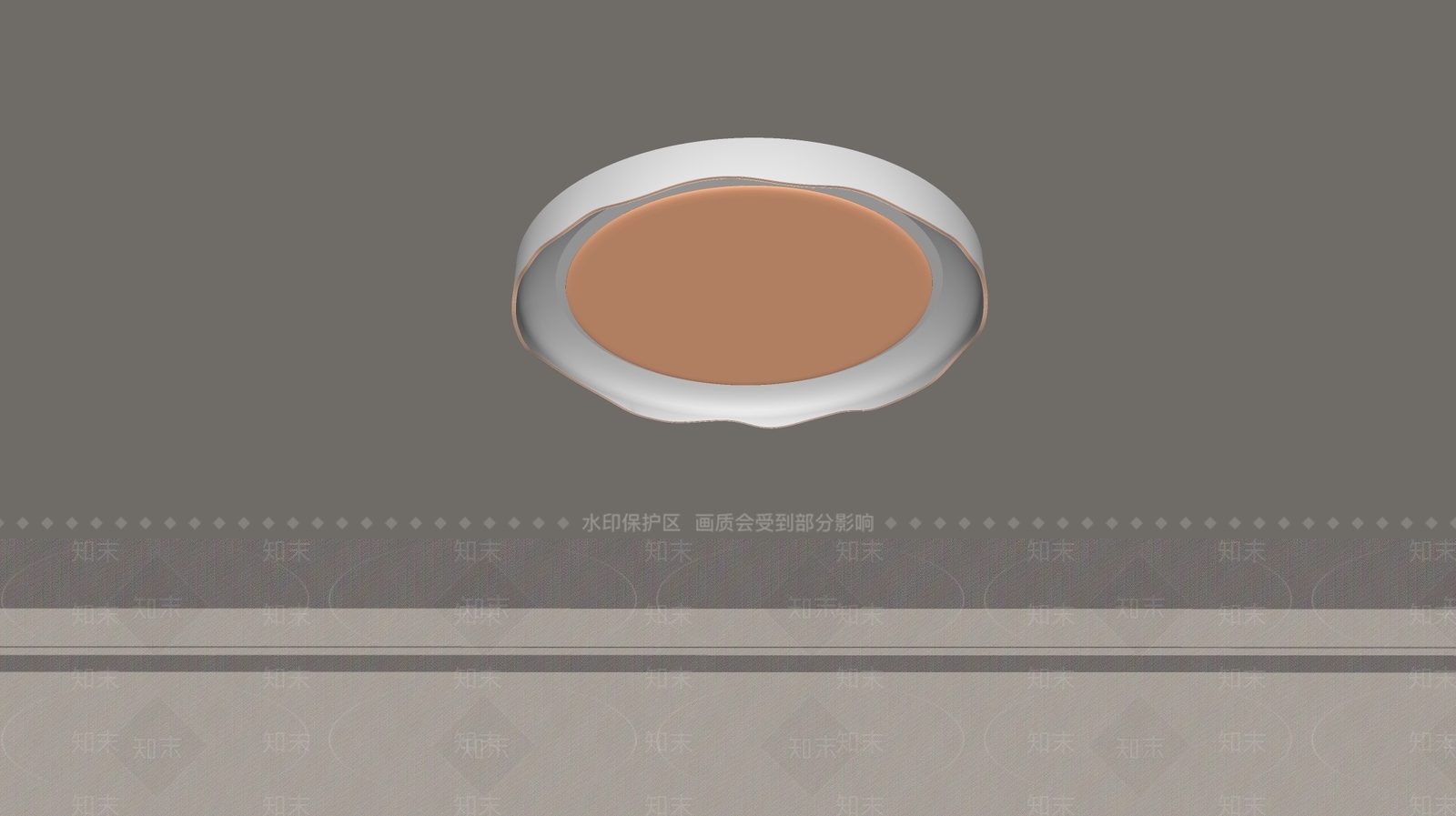 现代吸顶灯SU模型下载【ID:1194692757】