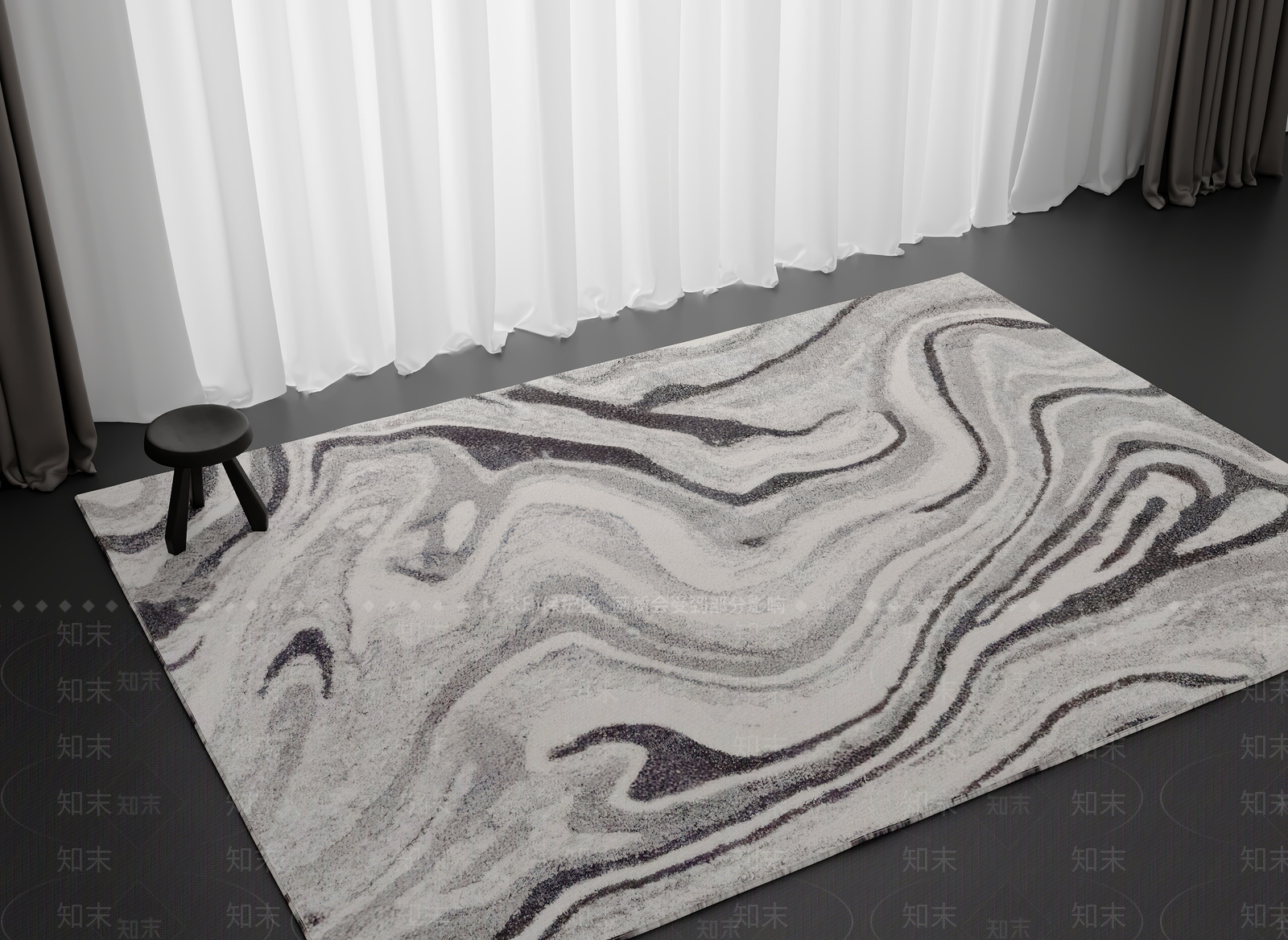 意式地毯SU模型下载【ID:1194693197】