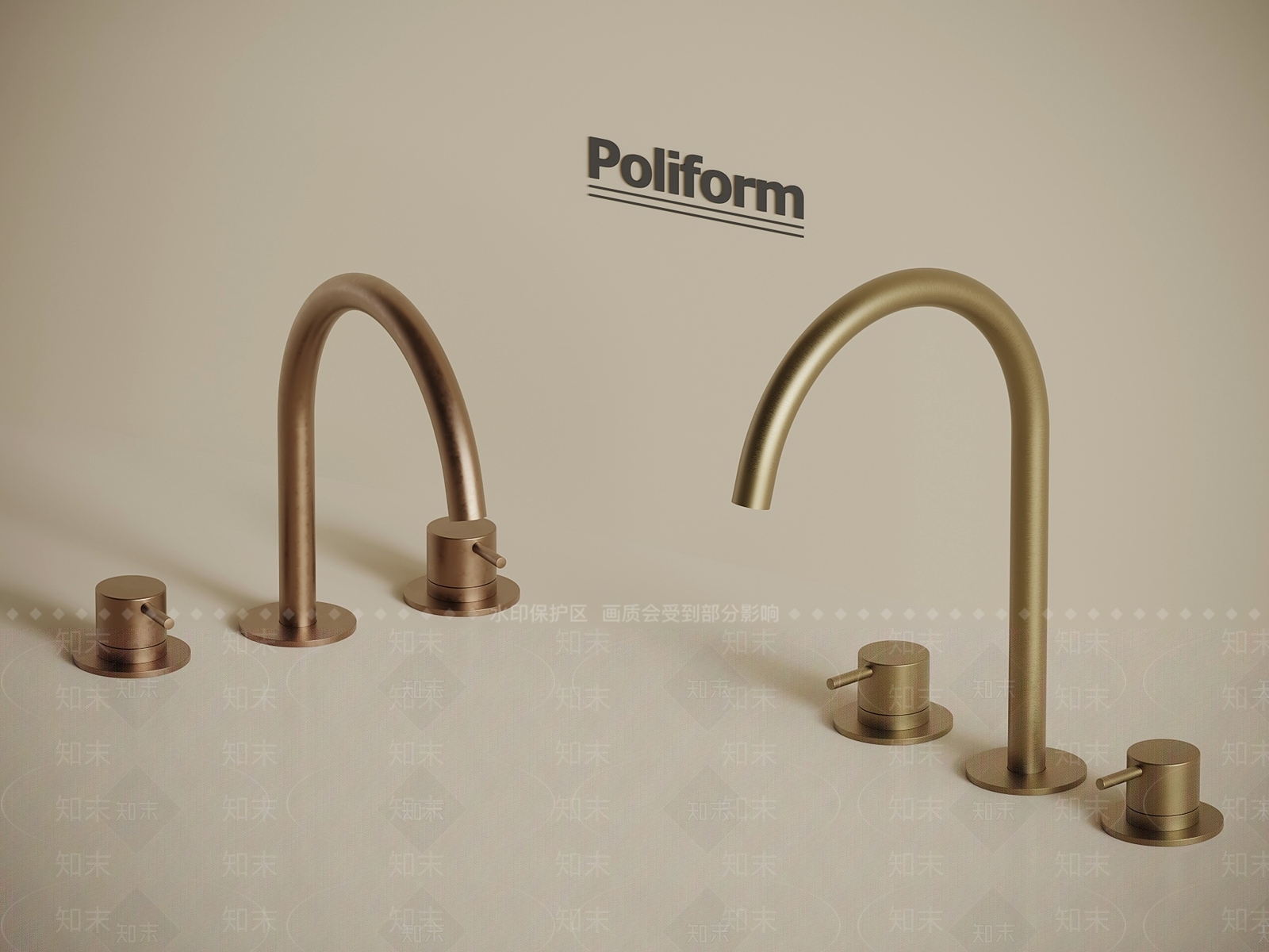 现代水龙头SU模型下载【ID:1194693434】