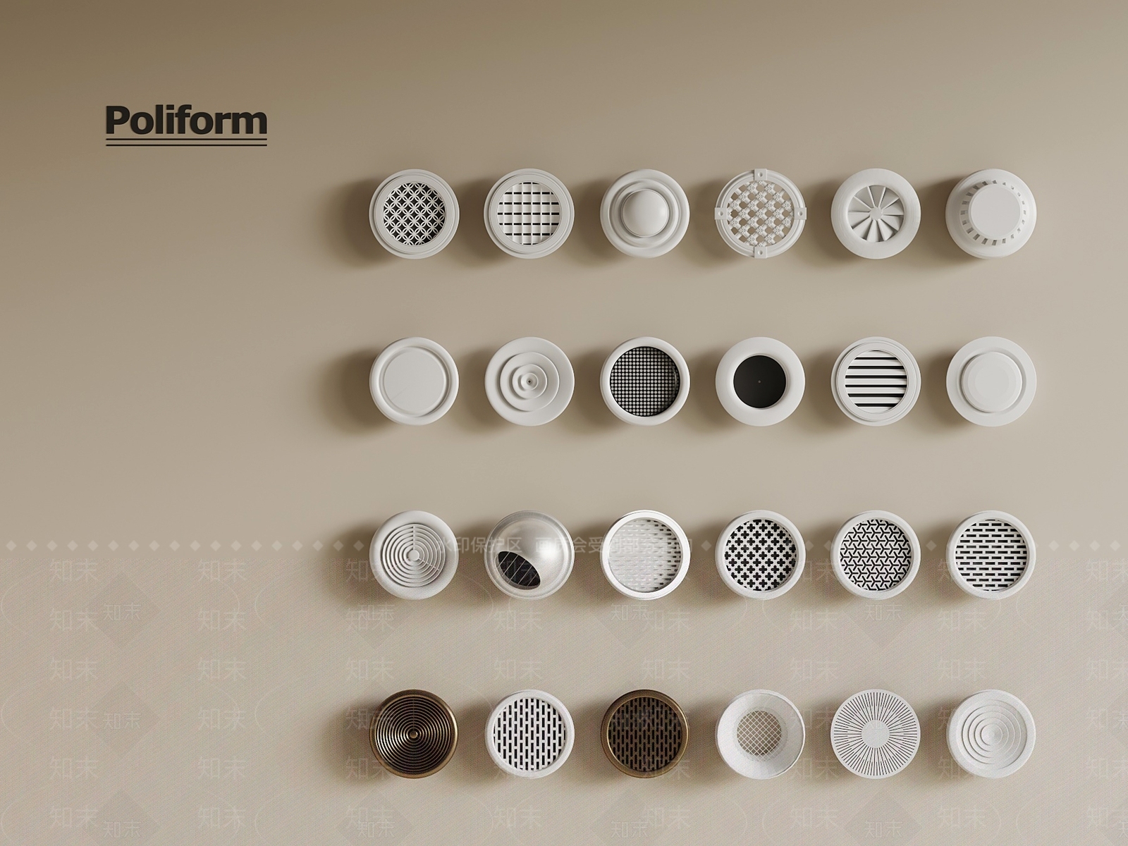 空调出风口3D模型下载【ID:1194694003】