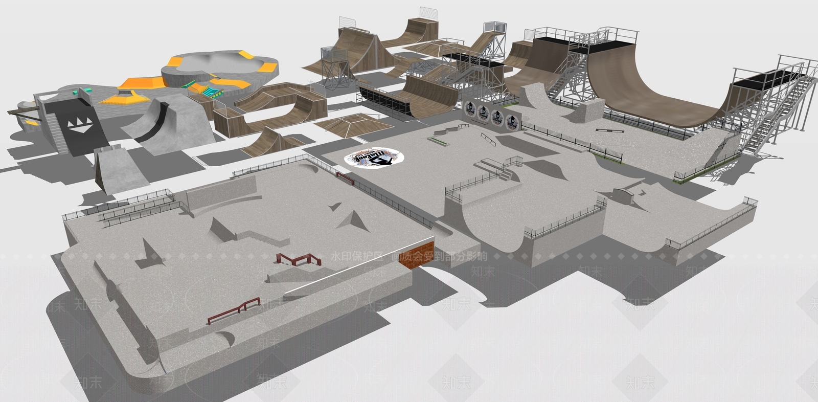 滑板SU模型下载【ID:1194698696】