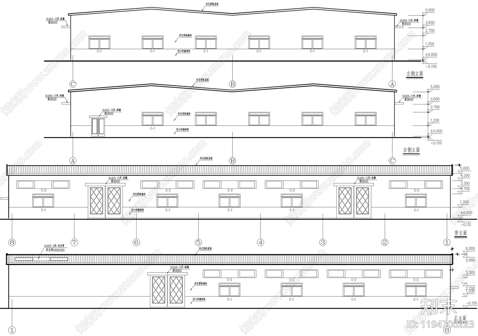 厂房施工图下载【ID:1194700223】