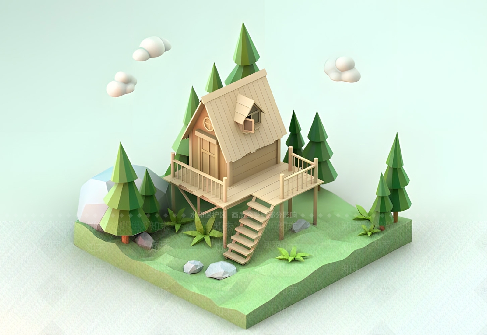 现代其他景观3D模型下载【ID:1194701734】