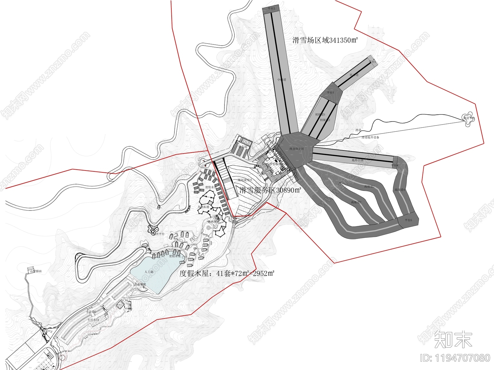 乡村规划cad施工图下载【ID:1194707080】