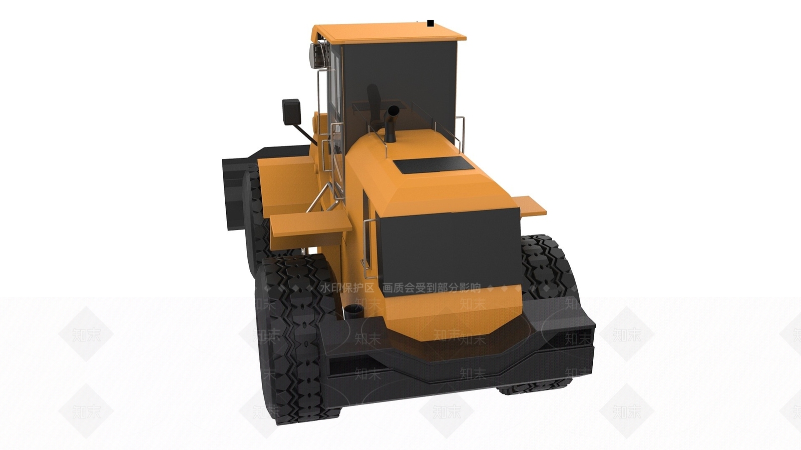 现代铲车3D模型下载【ID:1194707122】