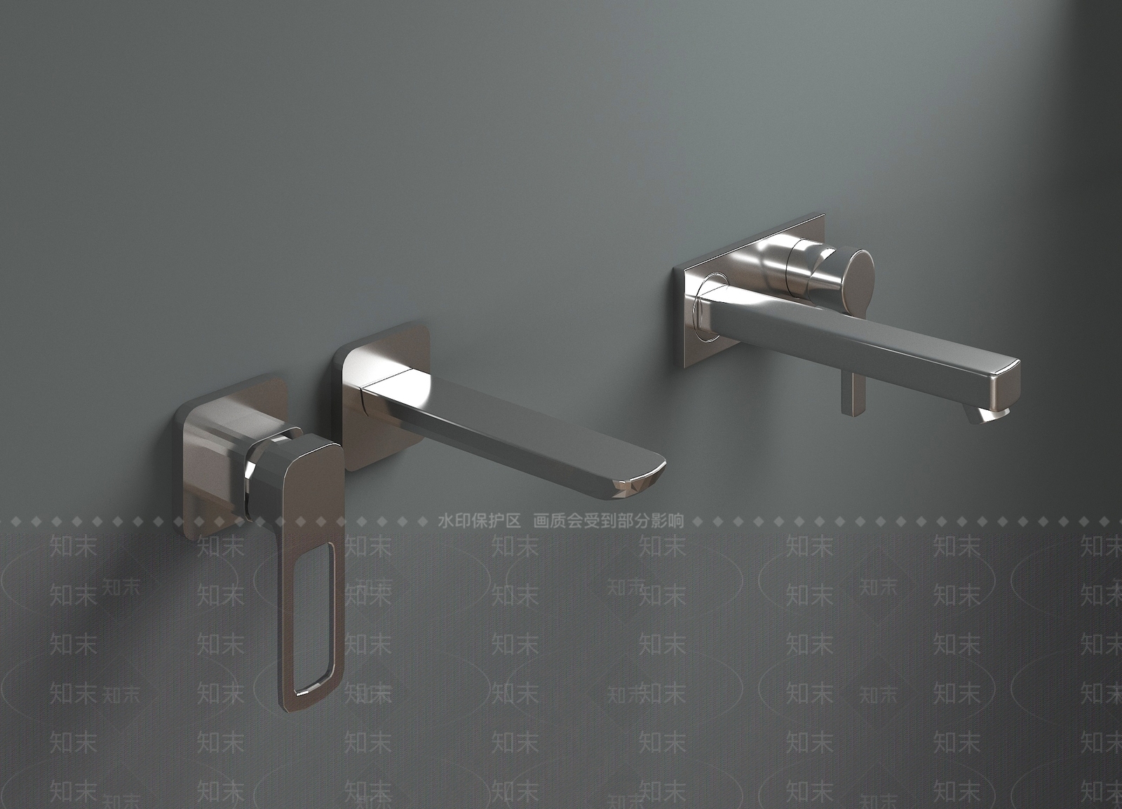 现代水龙头3D模型下载【ID:1194707653】
