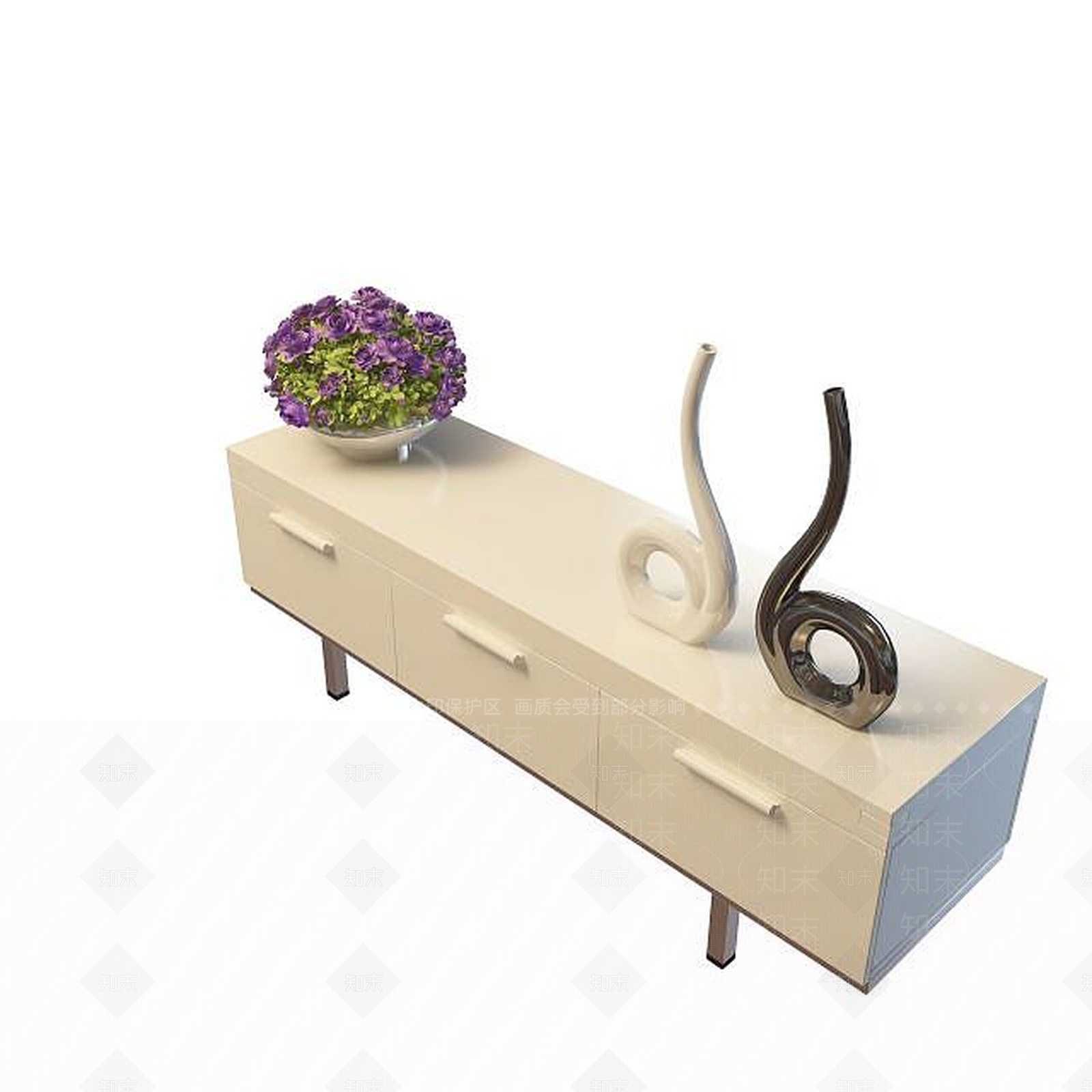 现代实木边几3D模型下载【ID:1194708221】