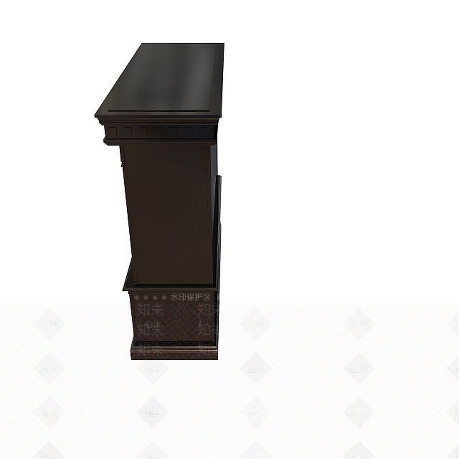 现代古典酒柜3D模型下载【ID:1194708386】