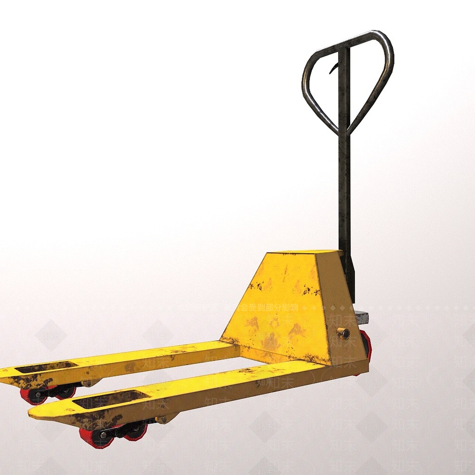 现代手动拖车3D模型下载【ID:1194709503】