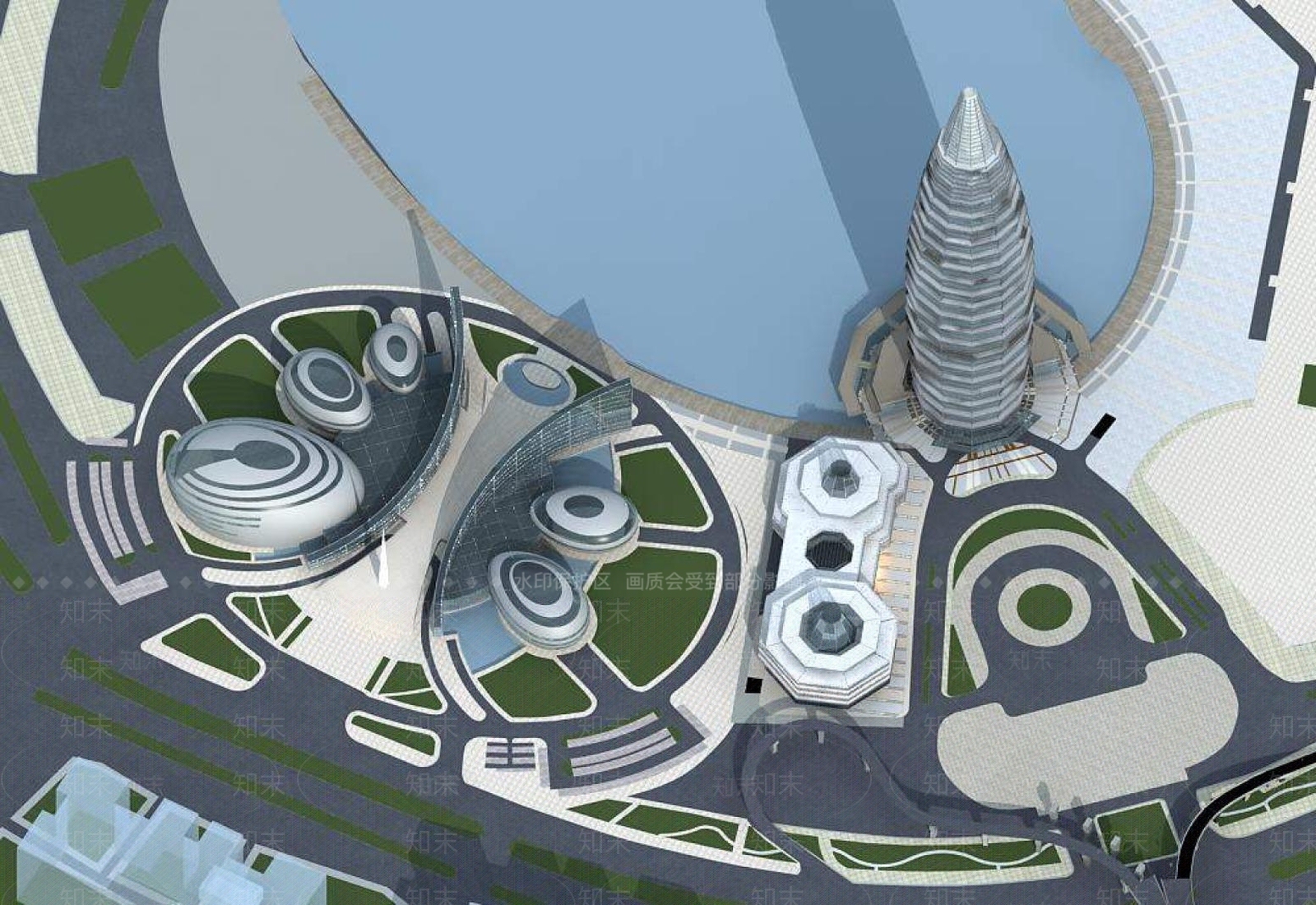 现代其他文体建筑3D模型下载【ID:1194709755】