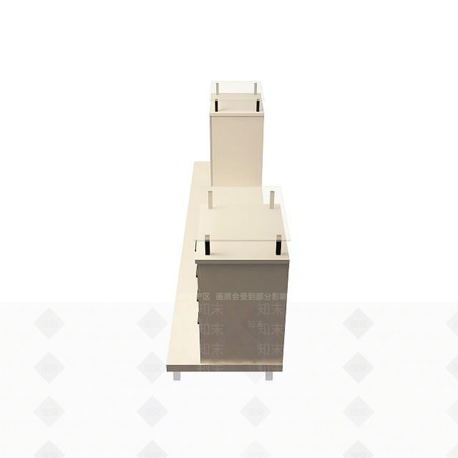 现代电视柜3D模型下载【ID:1194710960】