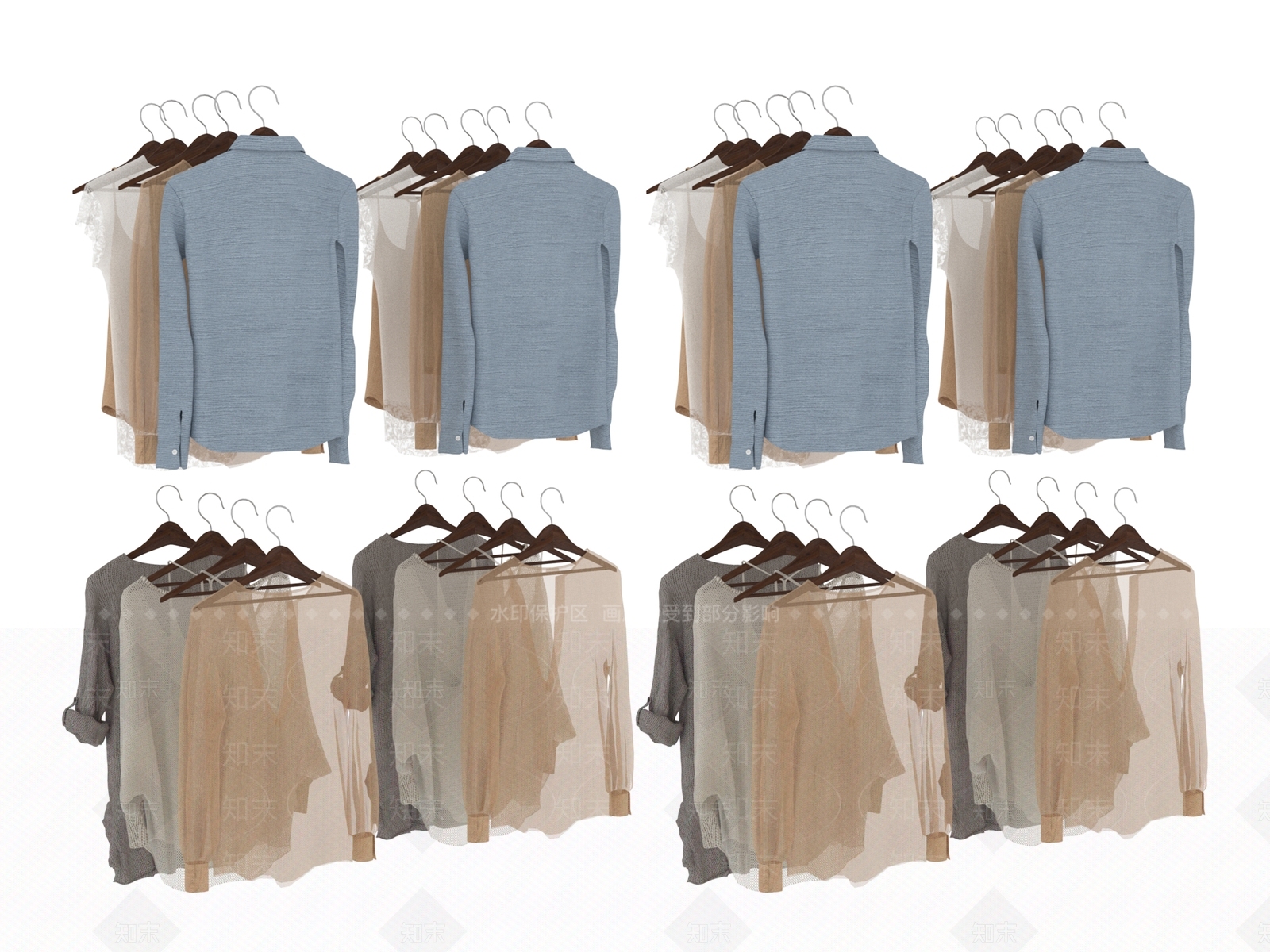 衣服3D模型下载【ID:1194711136】