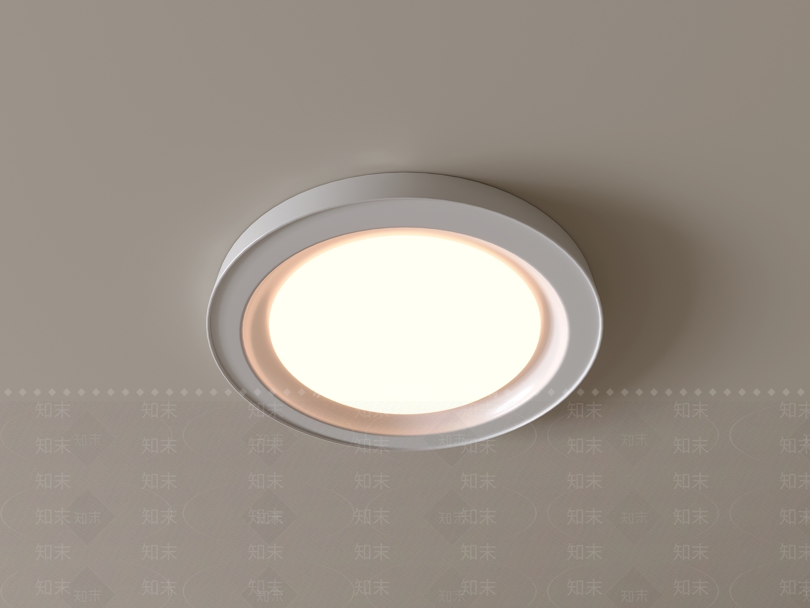 现代吸顶灯3D模型下载【ID:1194711252】