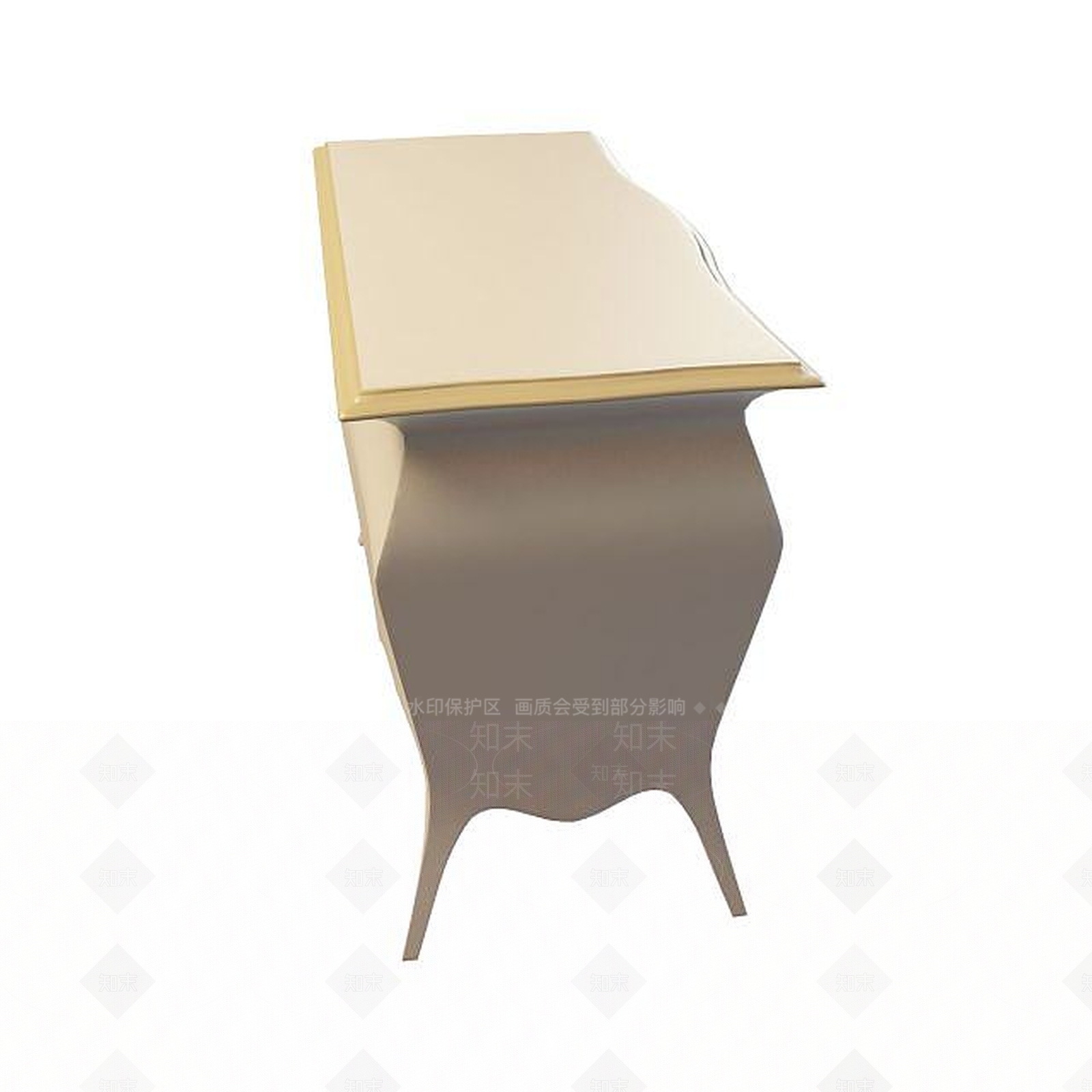 法式边柜3D模型下载【ID:1194713123】
