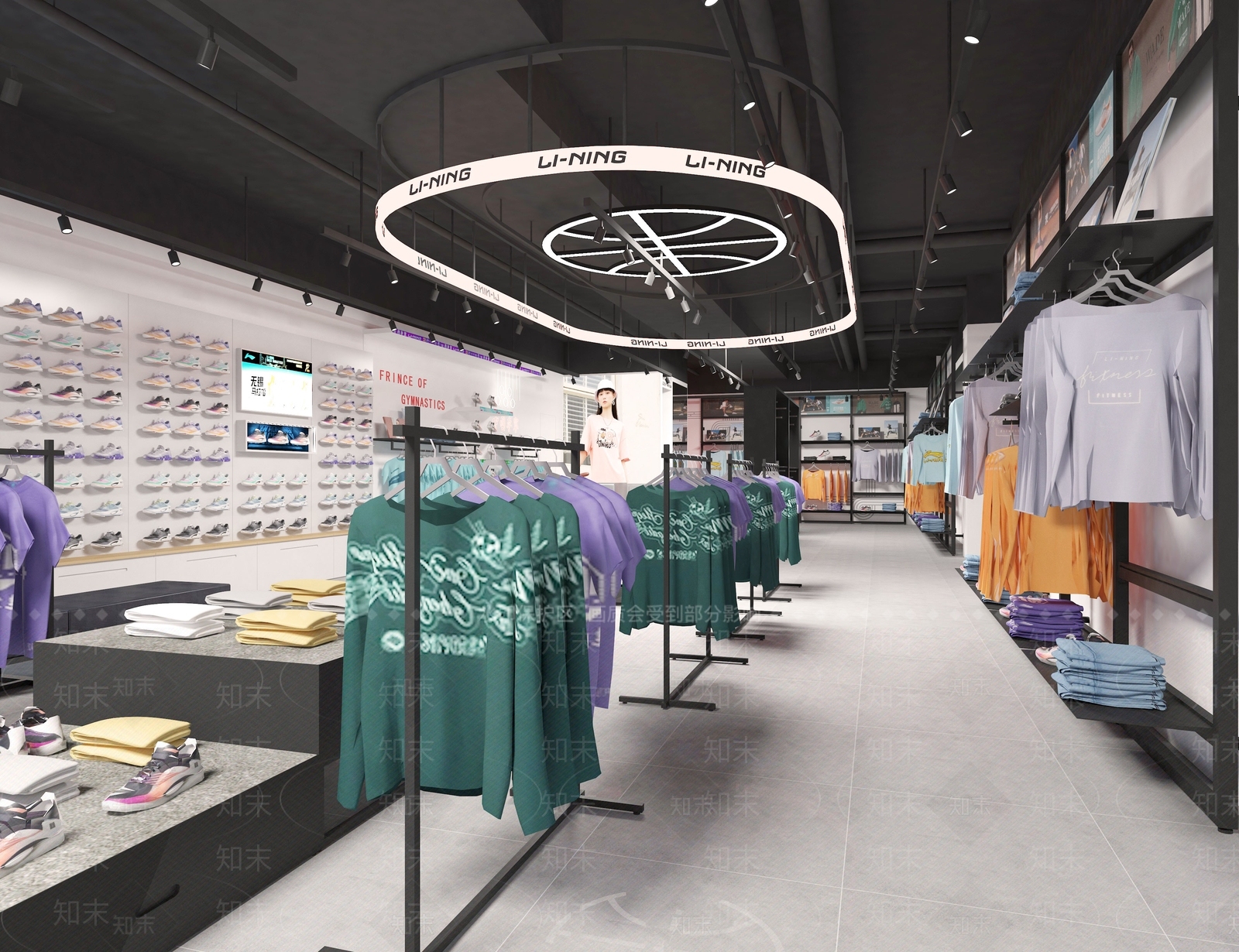 现代极简服装店3D模型下载【ID:1194713835】