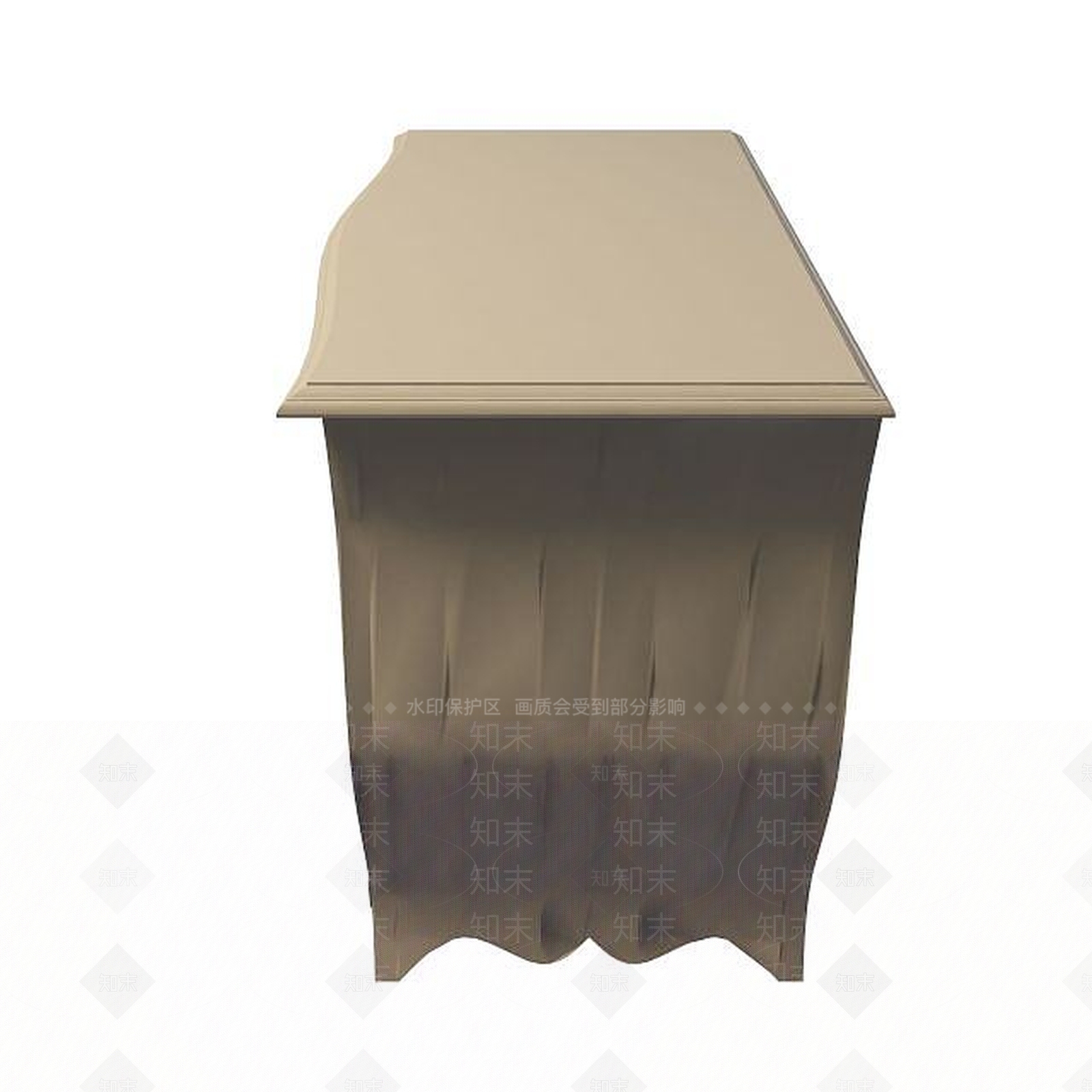现代田园边柜3D模型下载【ID:1194713550】