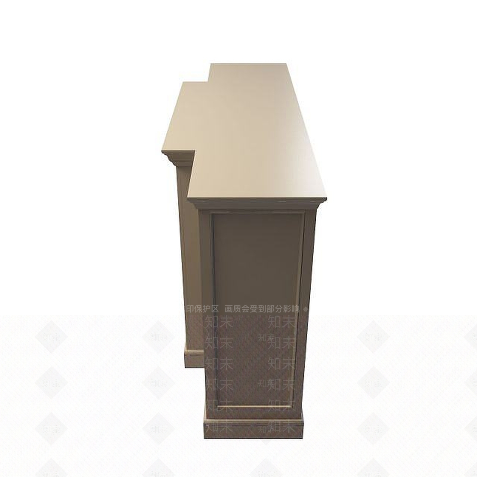 现代多功能边柜3D模型下载【ID:1194714490】