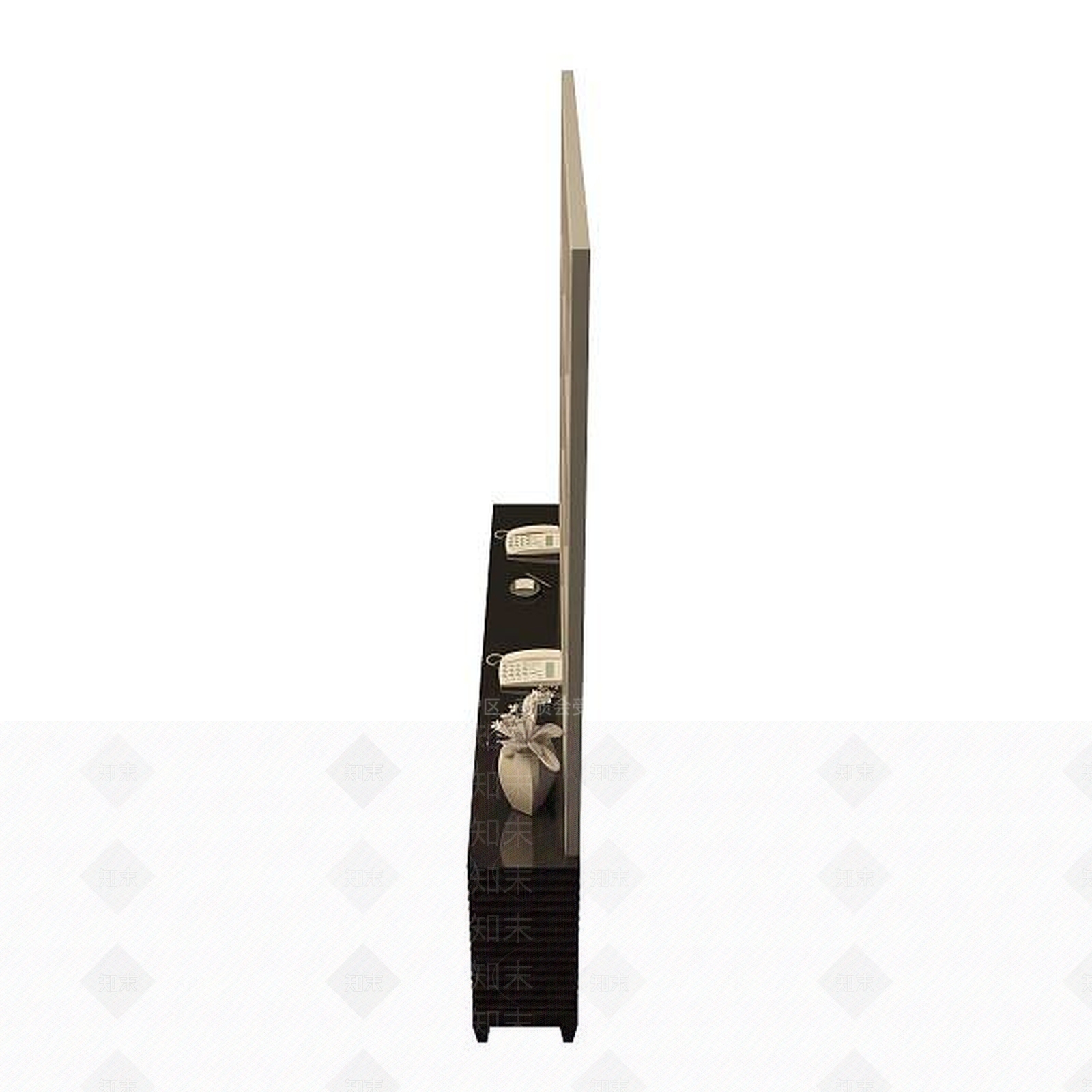现代客厅边柜3D模型下载【ID:1194714568】
