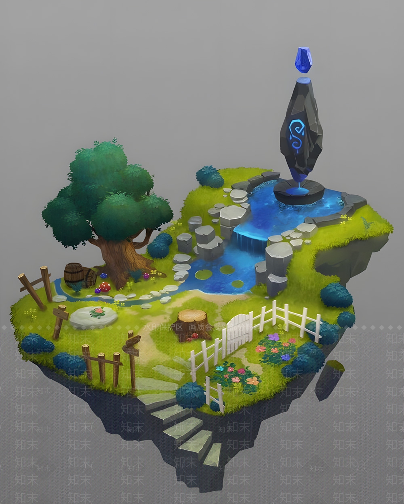 现代其他景观3D模型下载【ID:1194716144】