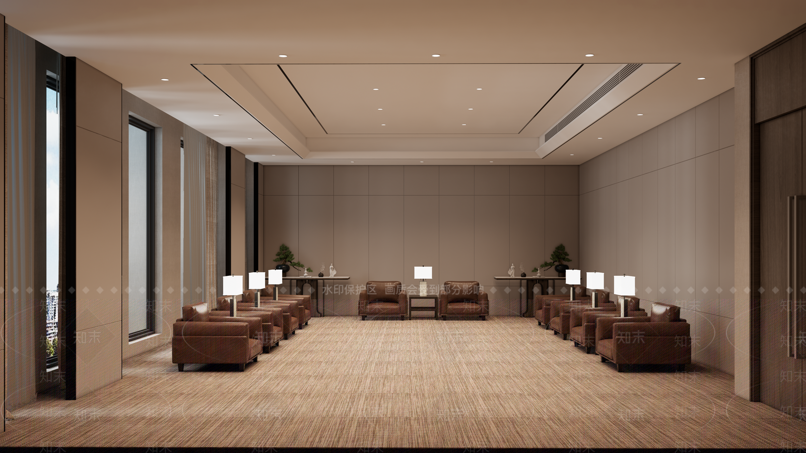 现代其他办公区域SU模型下载【ID:1194717330】