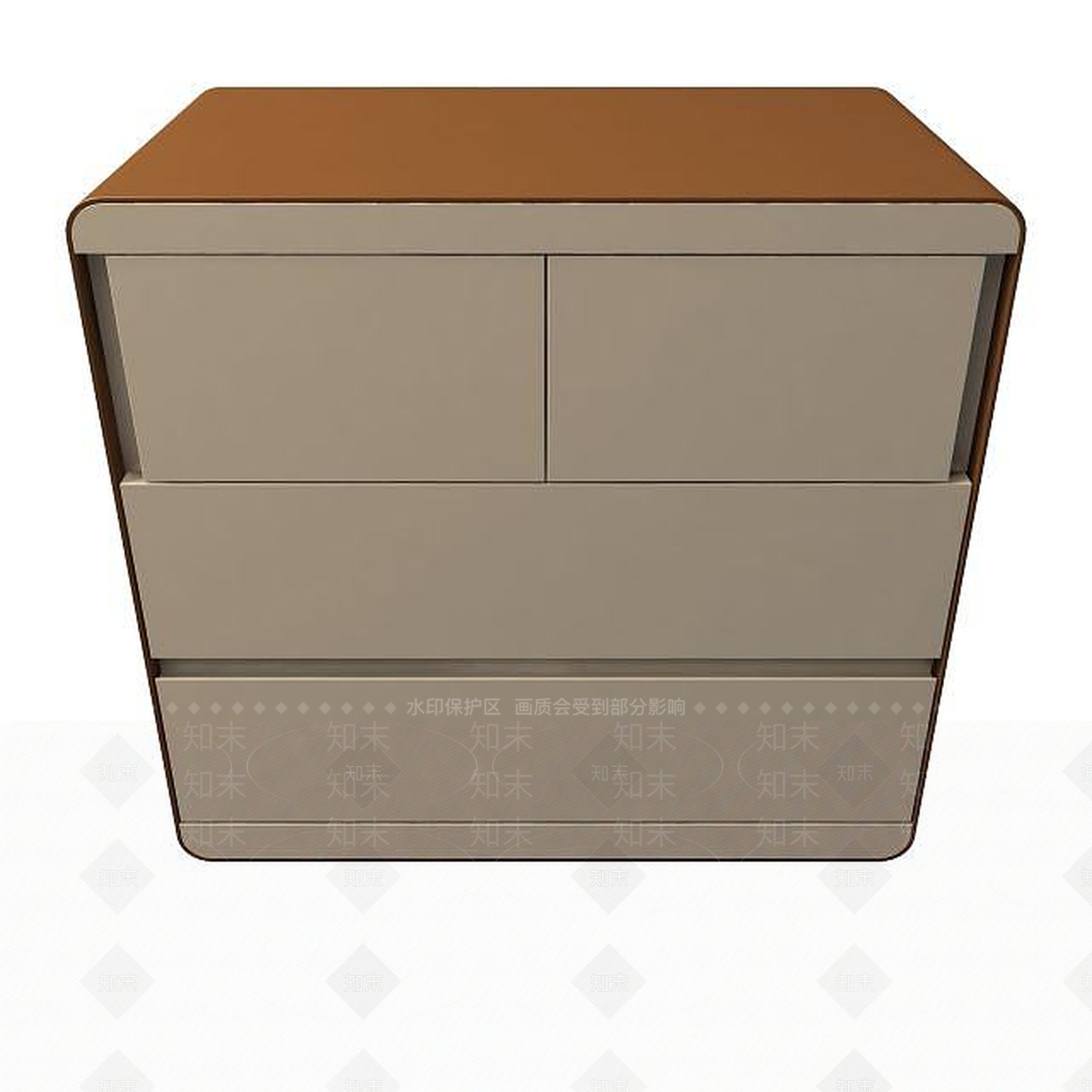 现代床头柜3D模型下载【ID:1194717711】