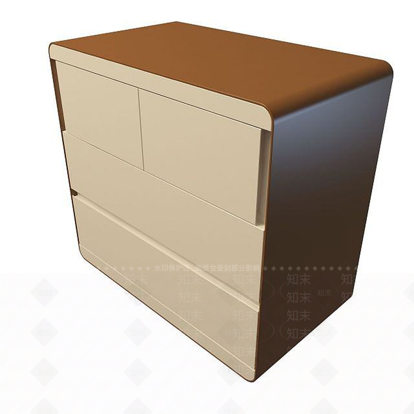 现代床头柜3D模型下载【ID:1194717711】