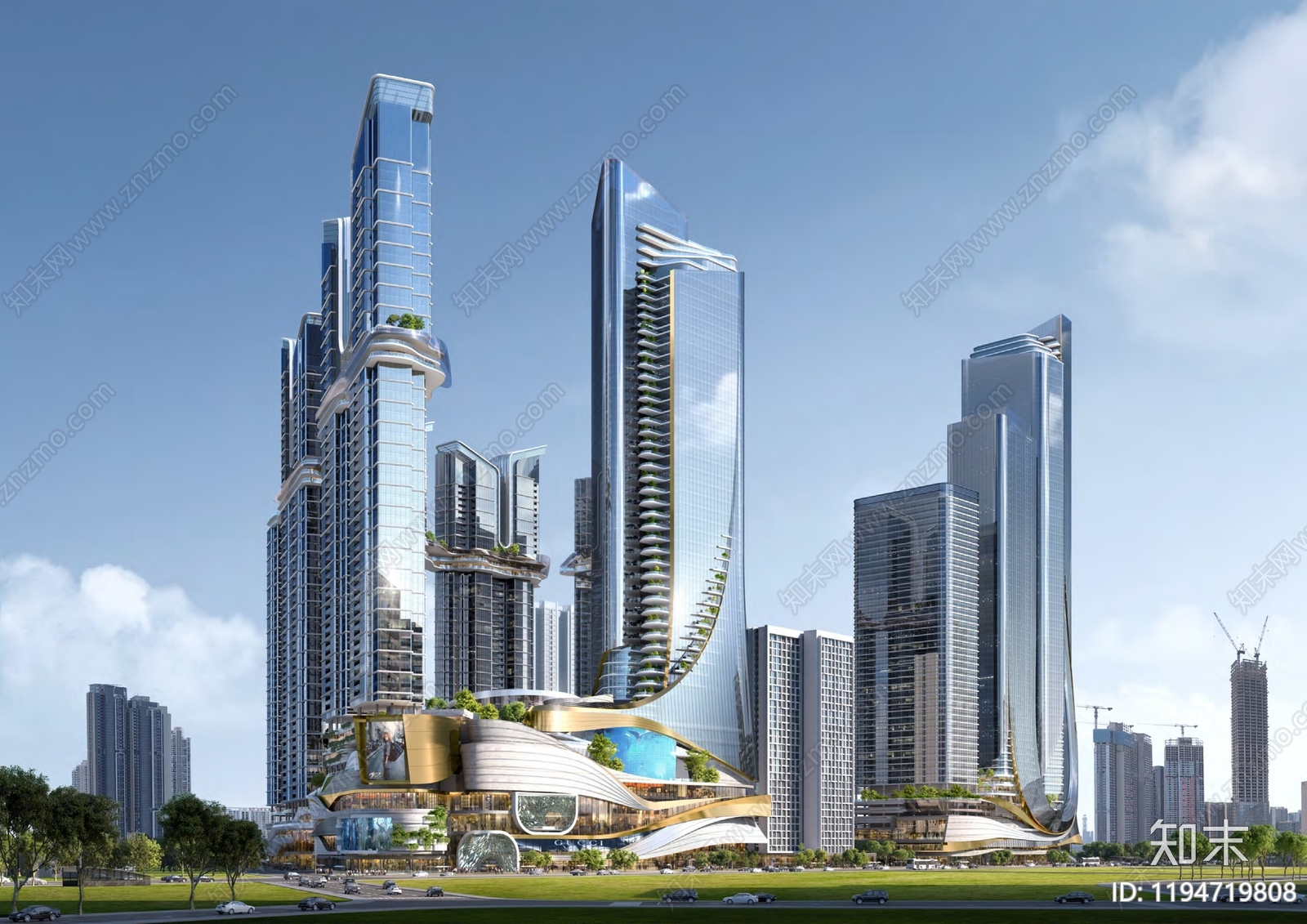 现代商业综合体建筑下载【ID:1194719808】