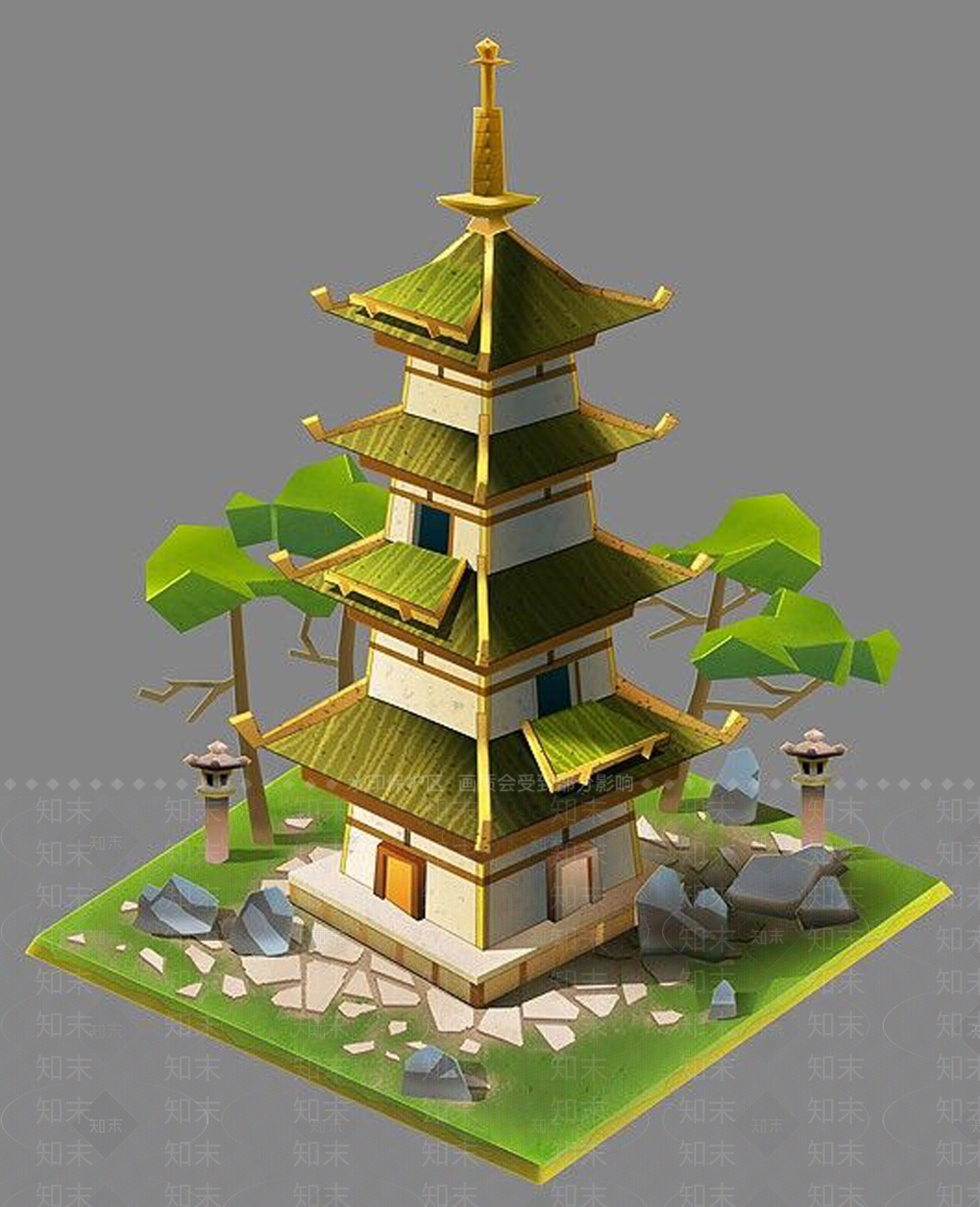 现代其他景观3D模型下载【ID:1194719301】