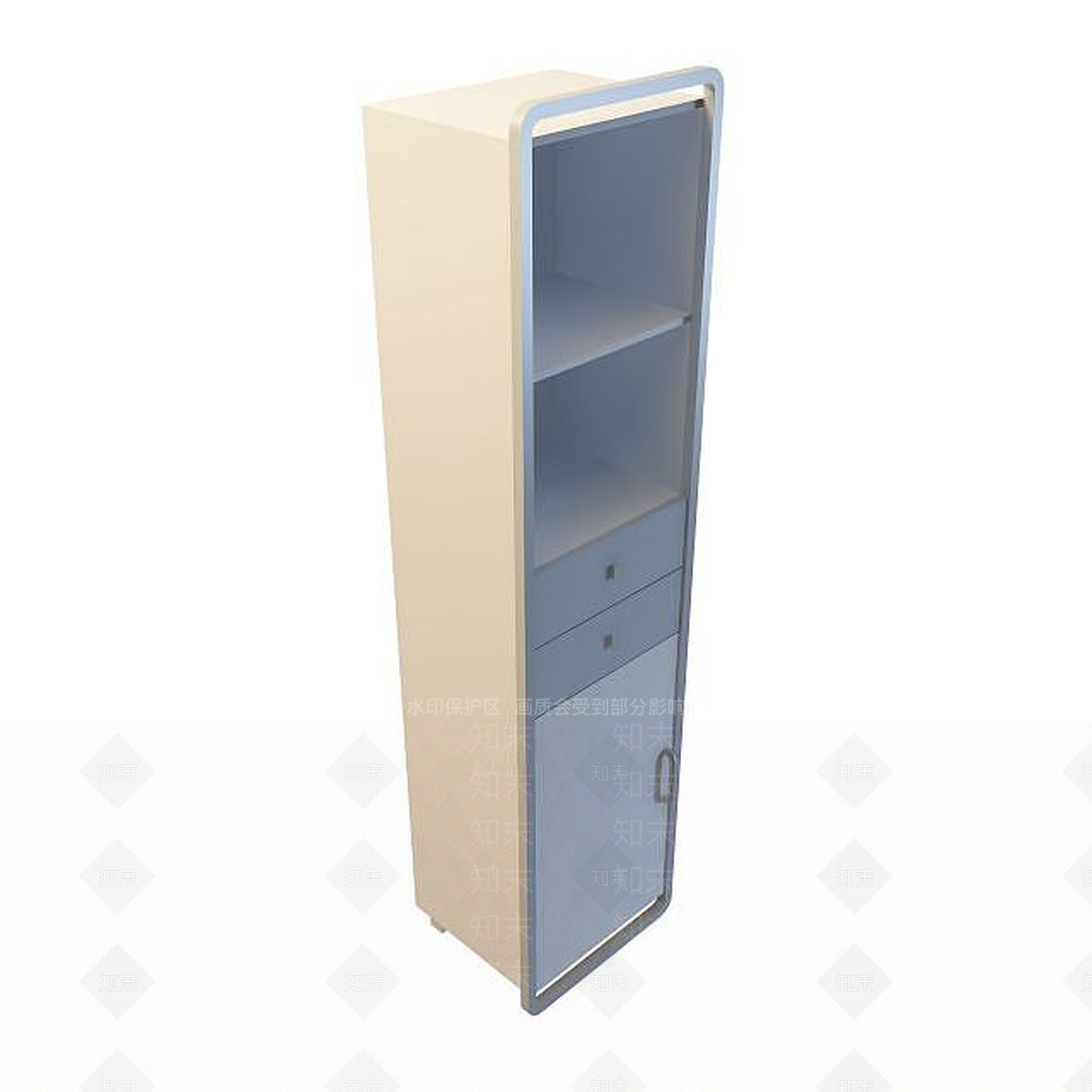 现代客厅立柜3D模型下载【ID:1194721801】